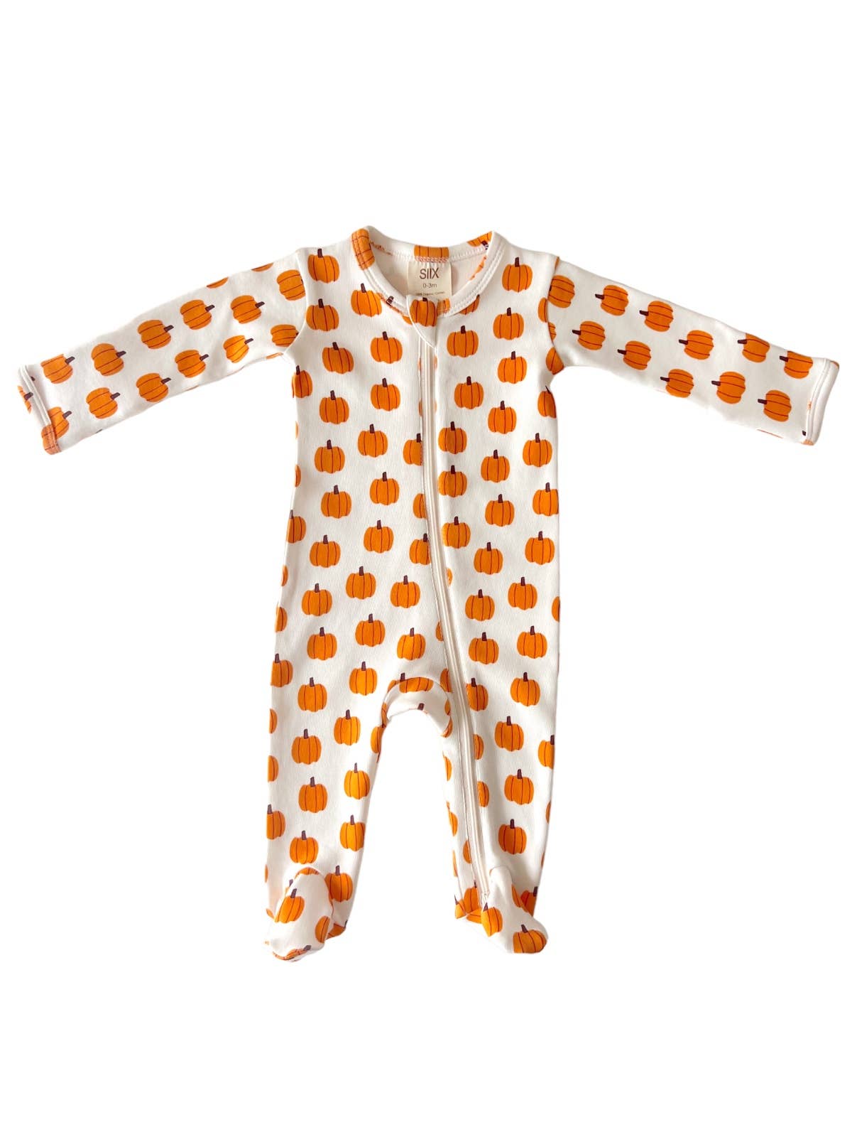 Pumpkin Organic Zip Footie