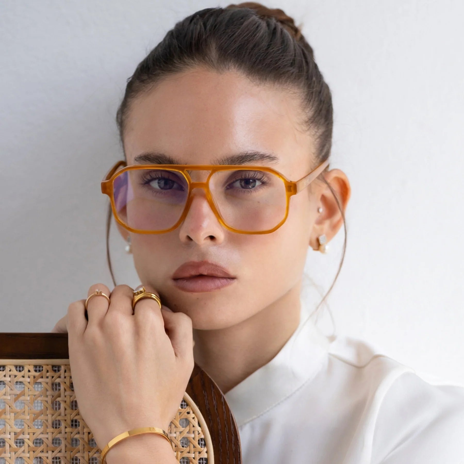 Freyrs Eyewear Billie Blue Light Readers - Light Brown