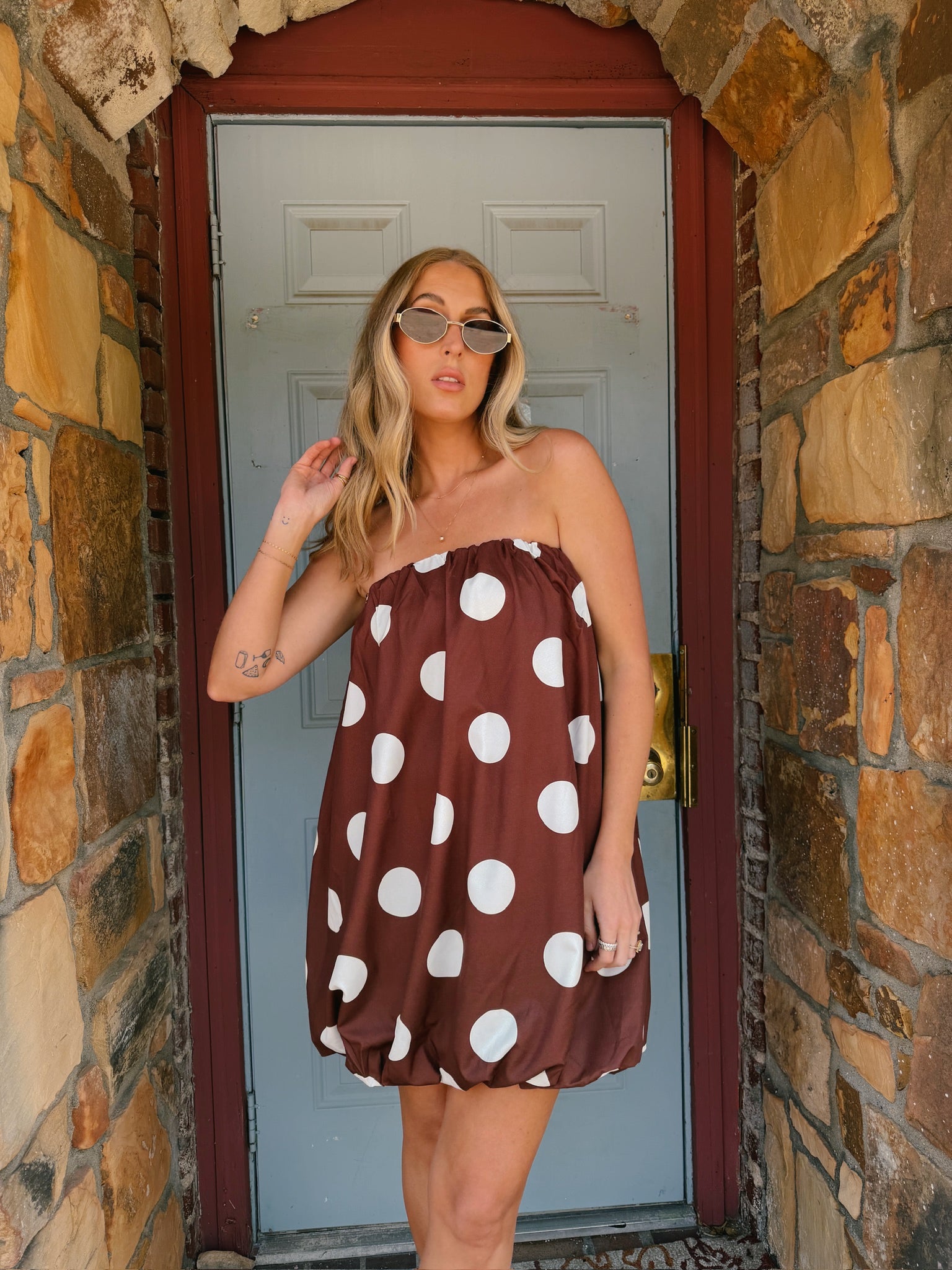 Polka Dot Bubble Dress