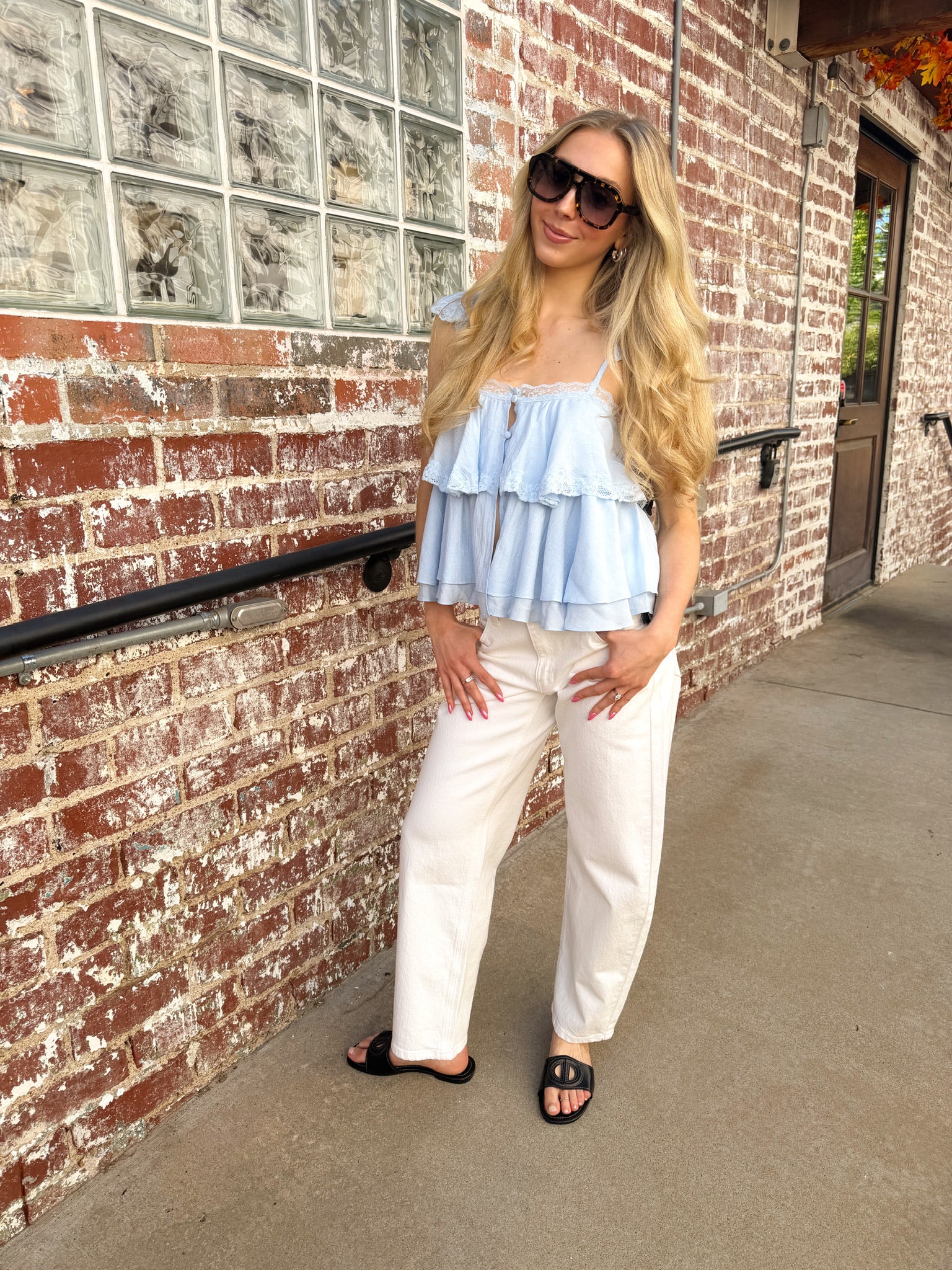 Lindsey Ruffle Tank
