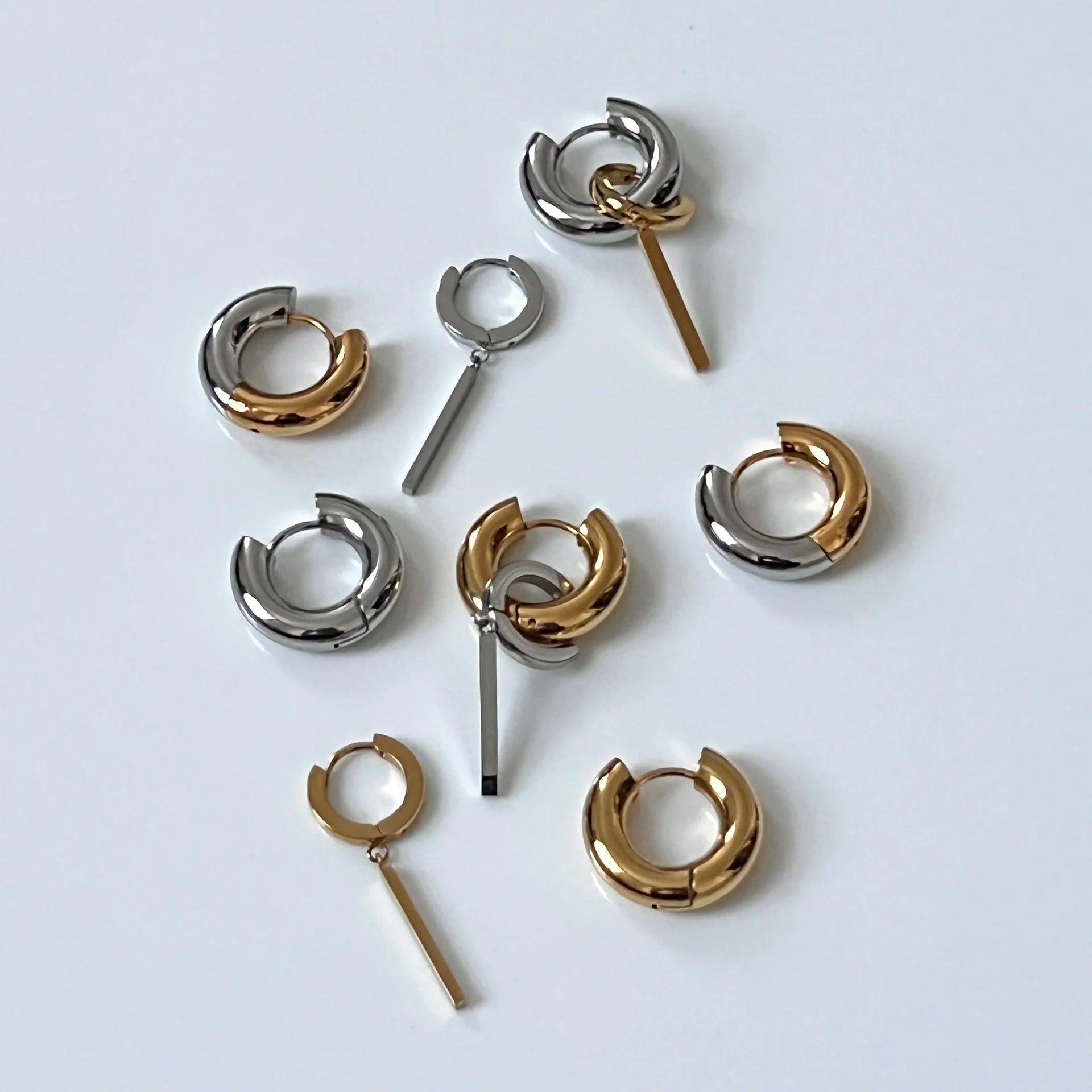 Filosophy Drop Bar Hoops