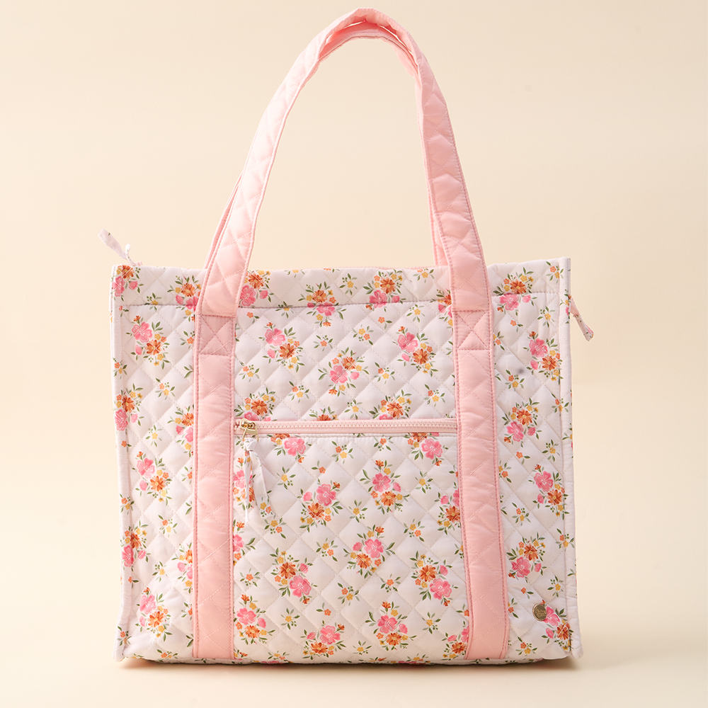 The Everyday Quilted Tote Bag - Endless Daydream Cream