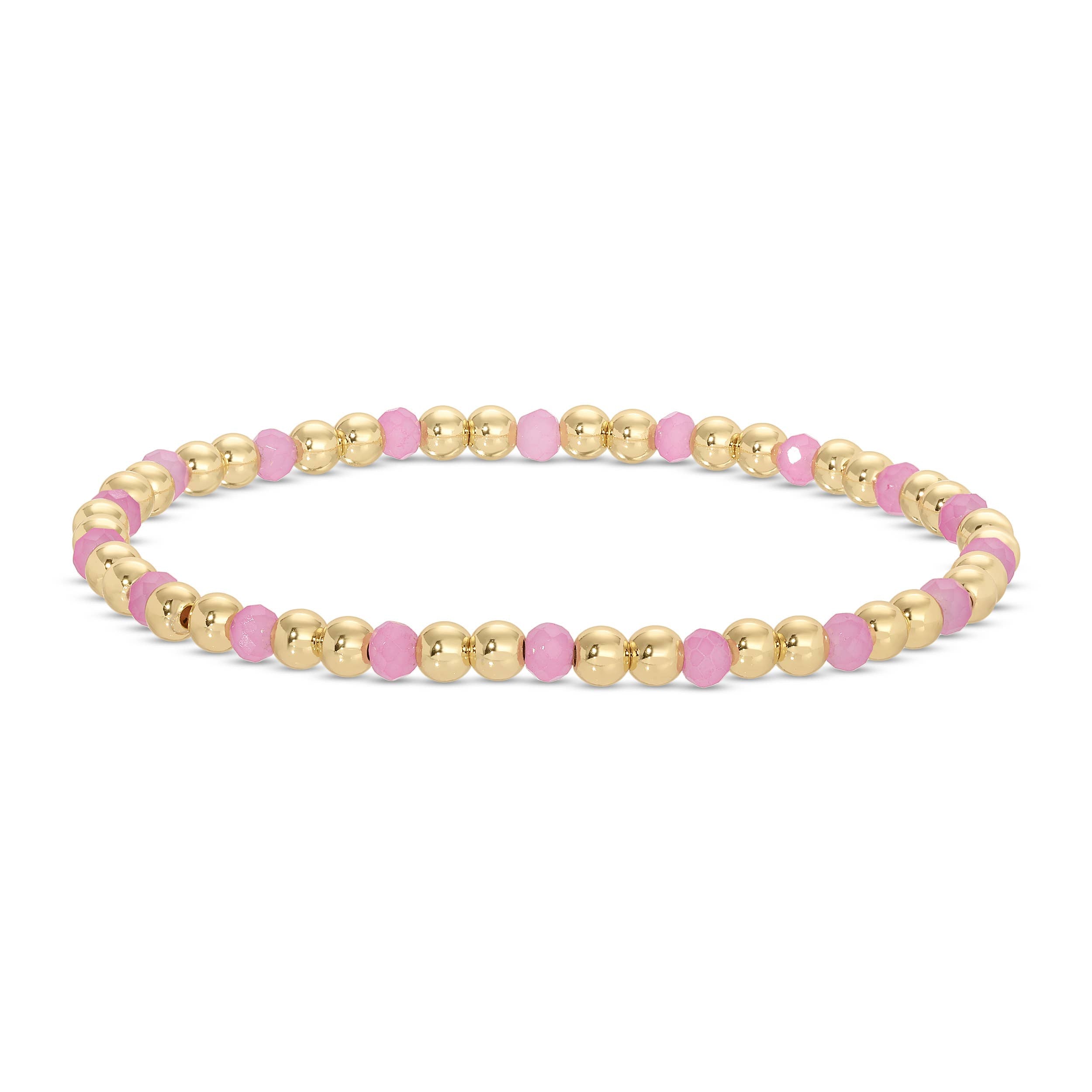 Bead & Crystal Stretch Bracelets: Brights