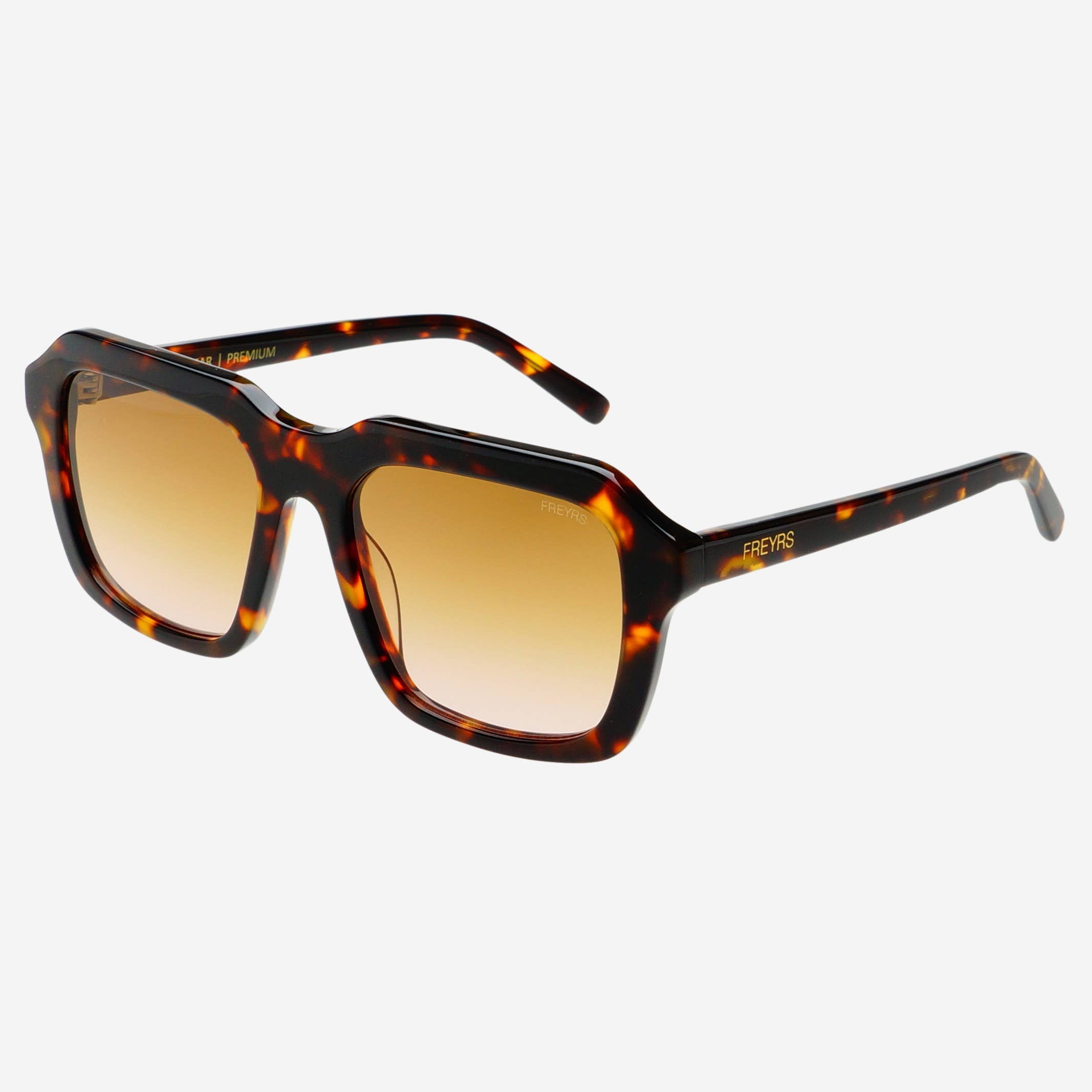 Freyrs Charlie Acetate Rectangular Sunglasses : Dark Tortoise