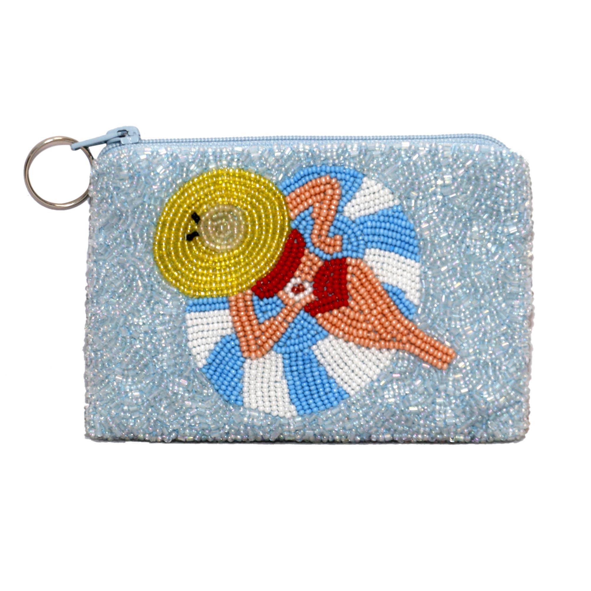 Pool Days Handbeaded Coinpurse