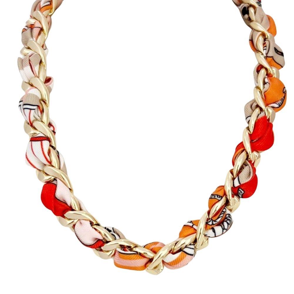 Threaded Scarf Necklace