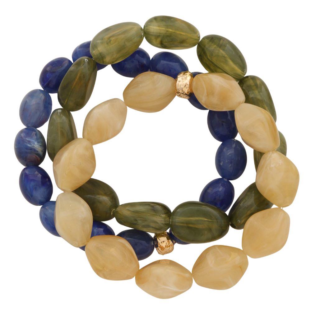 Resin Trio Bracelet