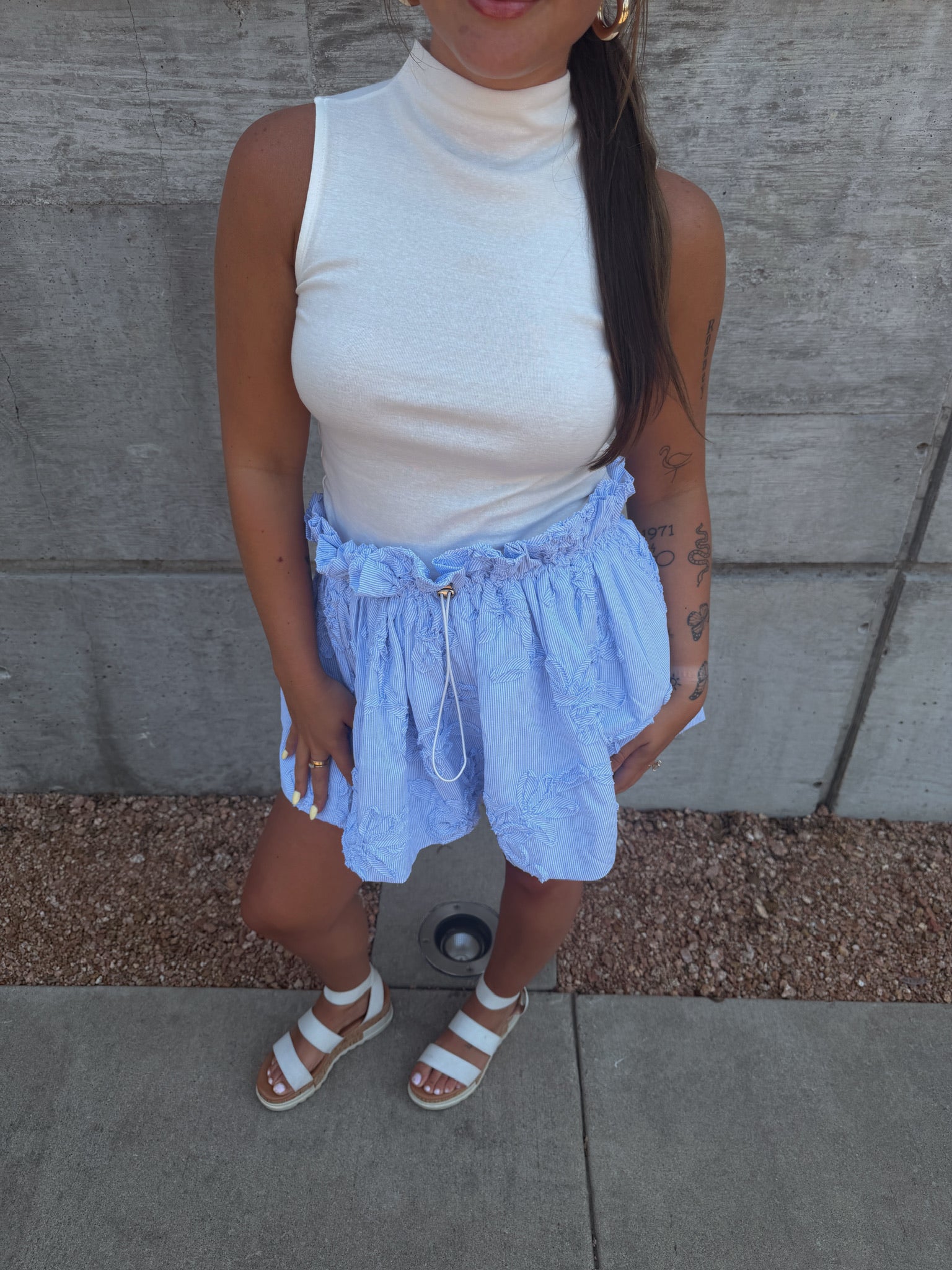 Serena Blue Skirt
