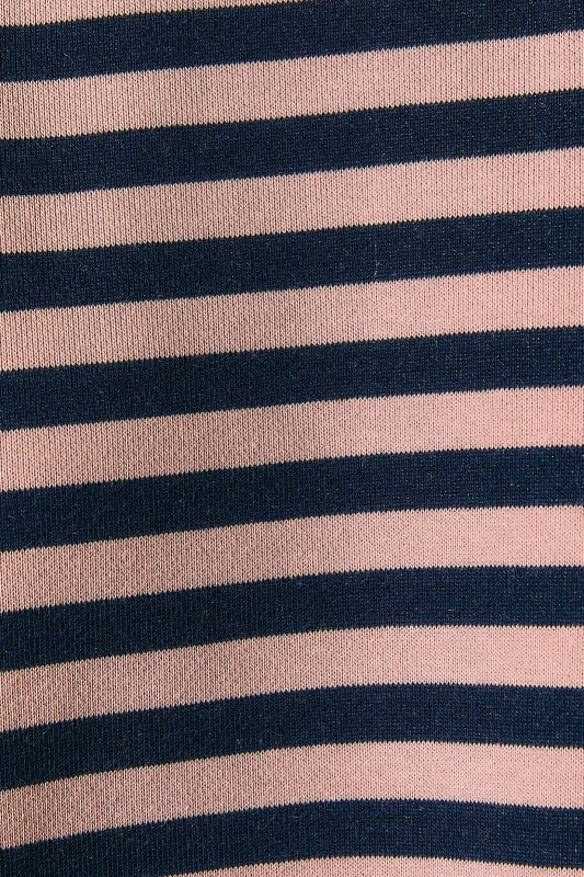 Pre-Order Weekender Stripe Skort - Blush/Navy (eta 8/30)