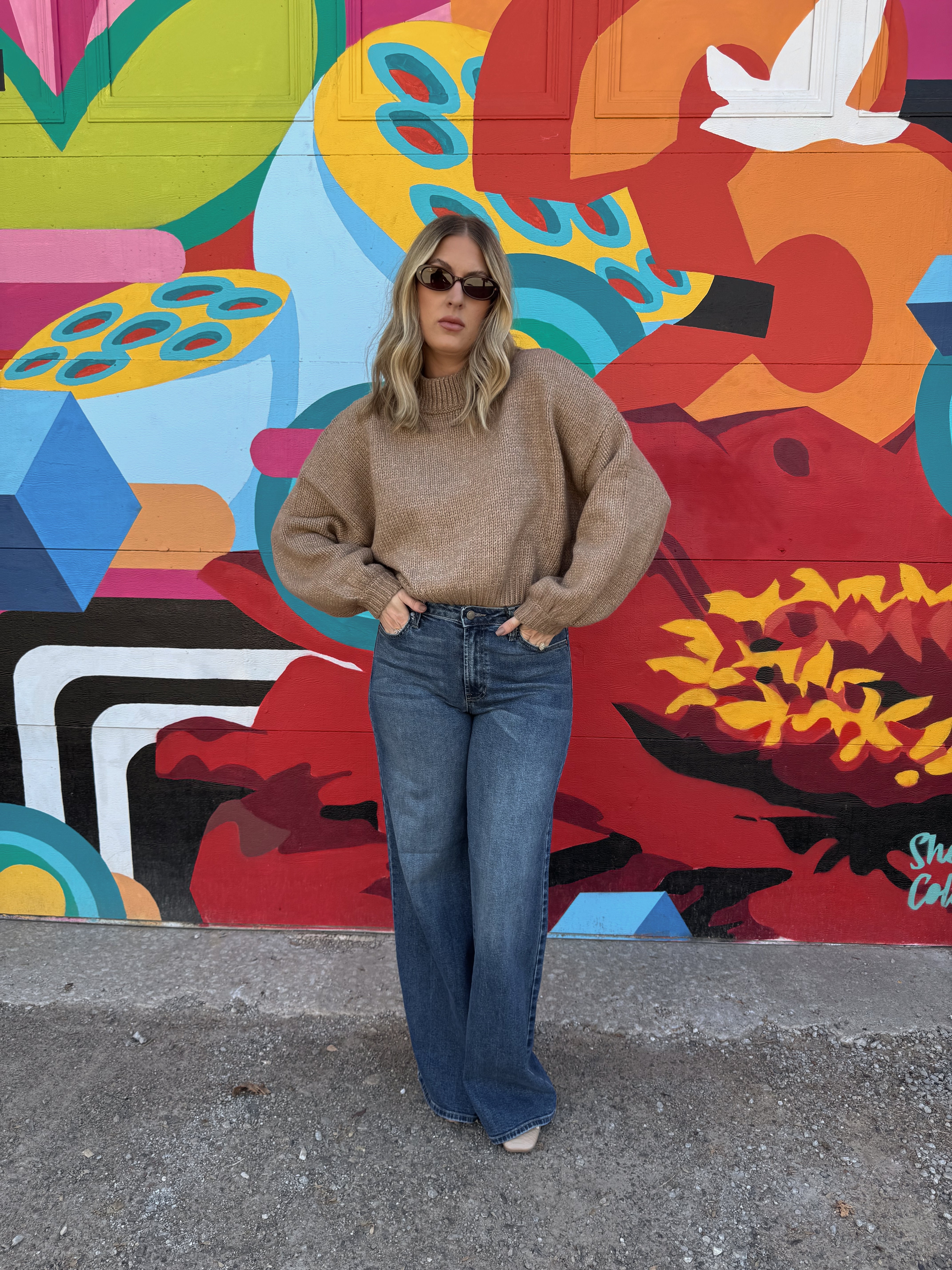 Callahan Bellamy Crop Pullover - Raw Umber