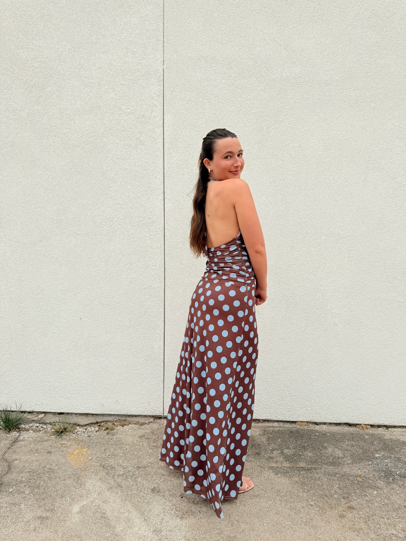 Leona Mesh Maxi Dress