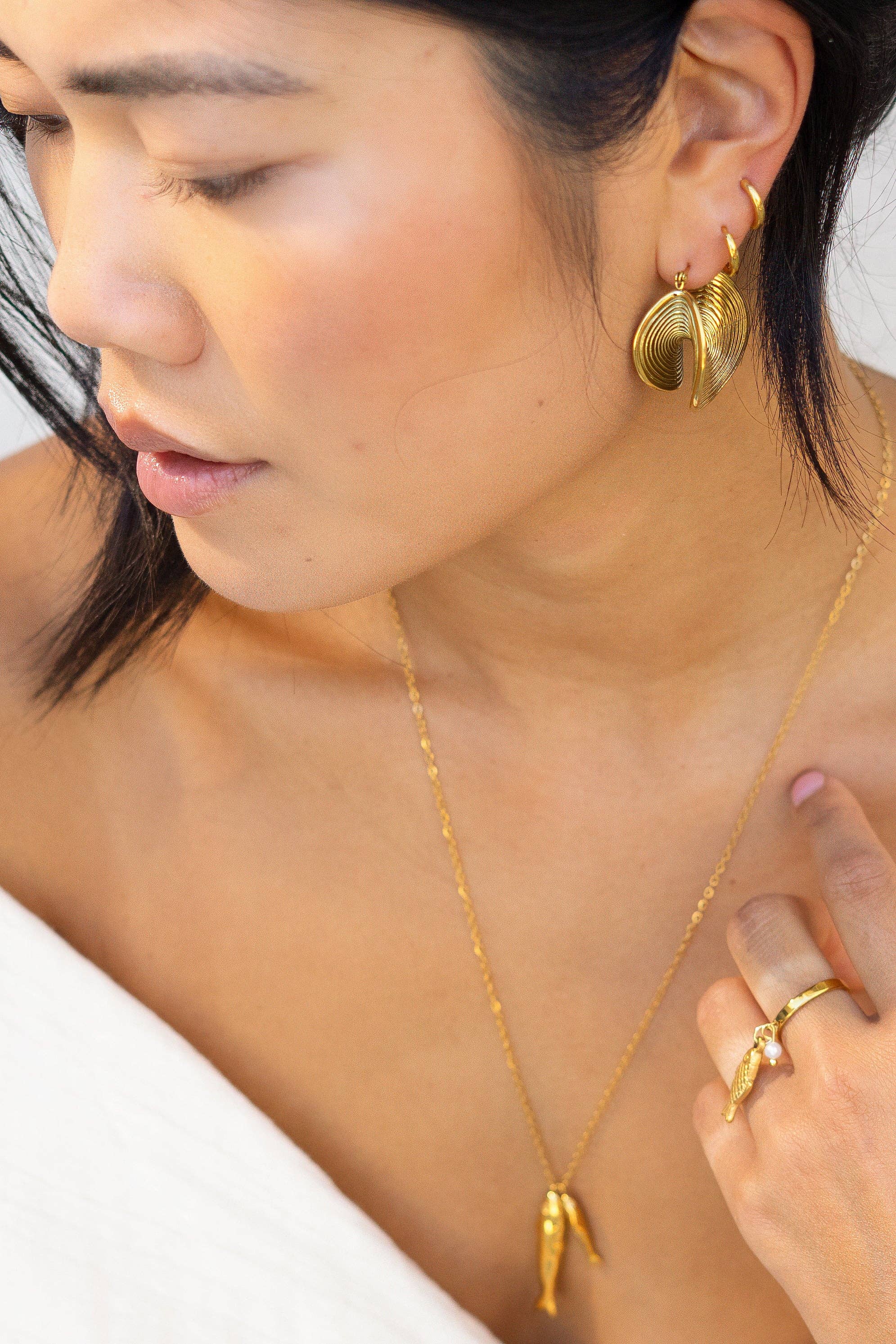 Calypso Hoops - 18K Gold Plated