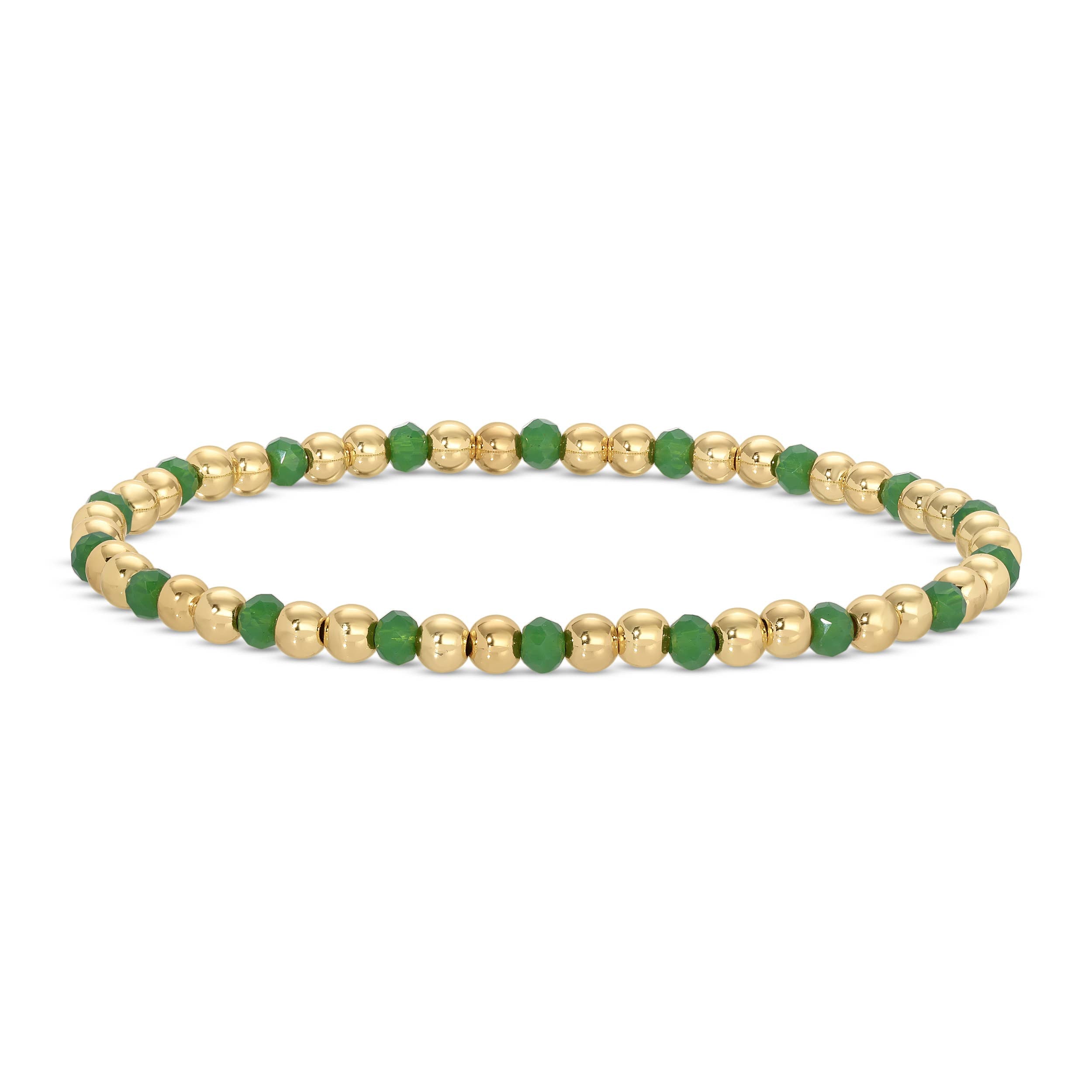 Bead & Crystal Stretch Bracelets: Brights