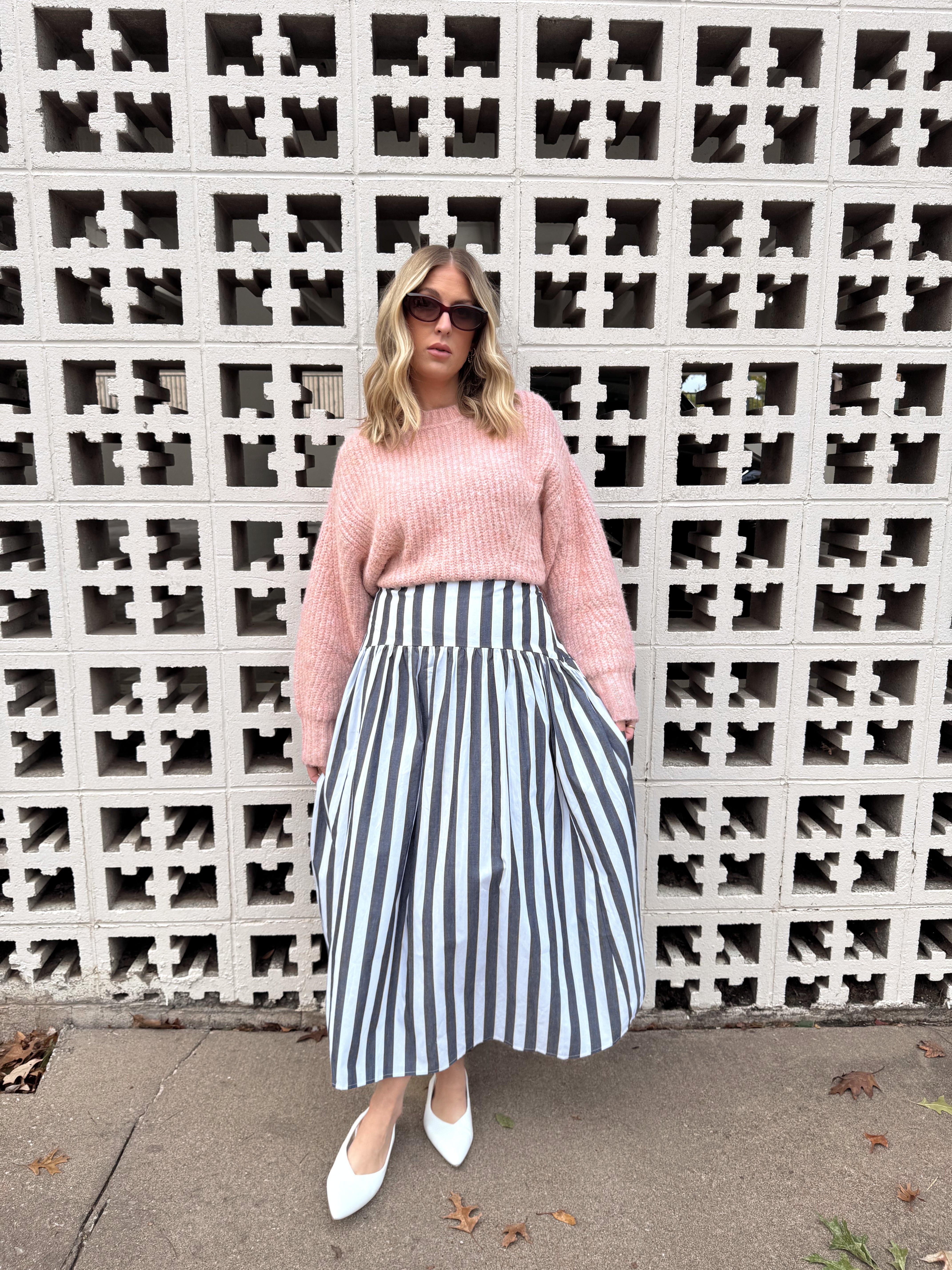 Set Your Sails Midi Skirt