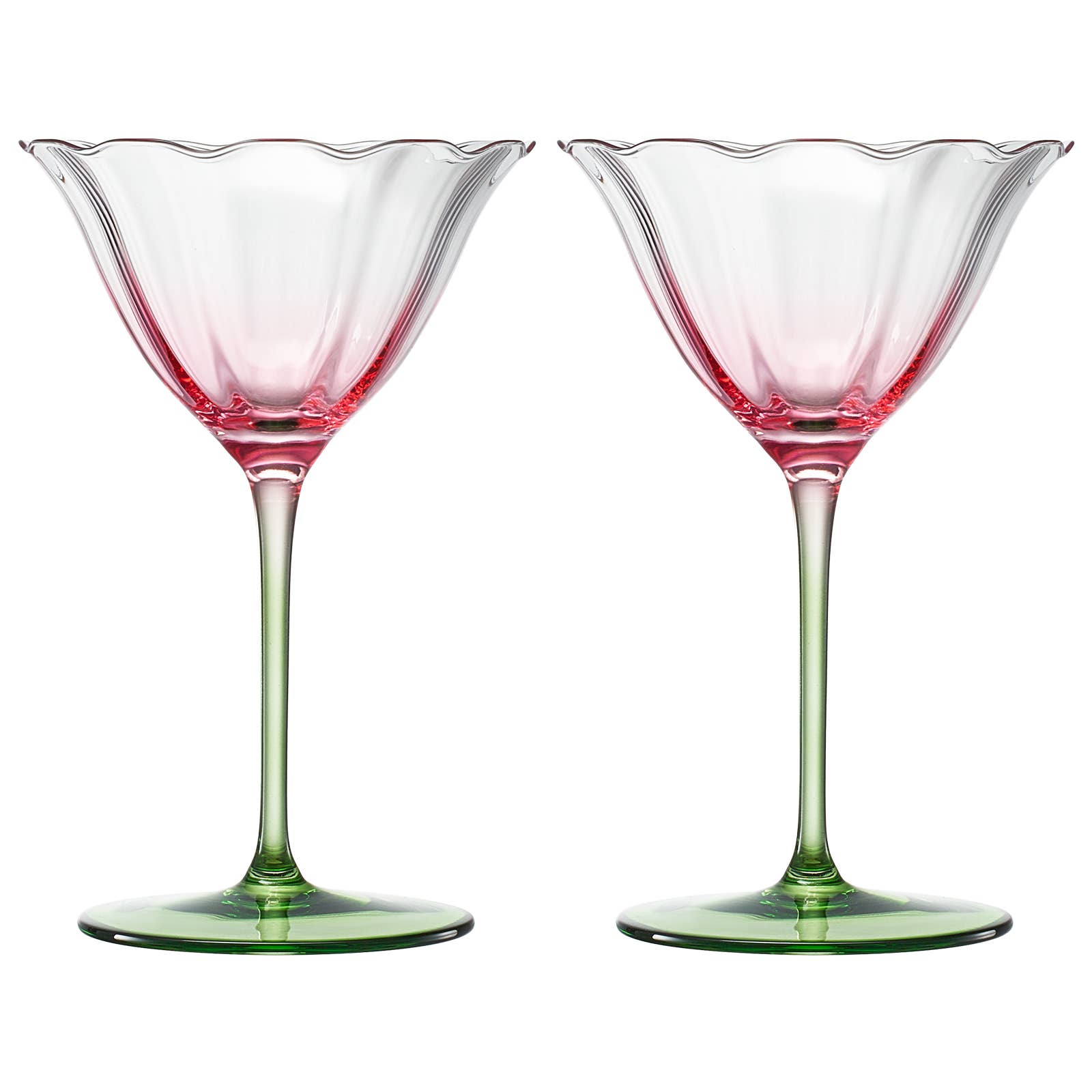 Tulip-Shaped Champagne Coupe Glass 6 oz