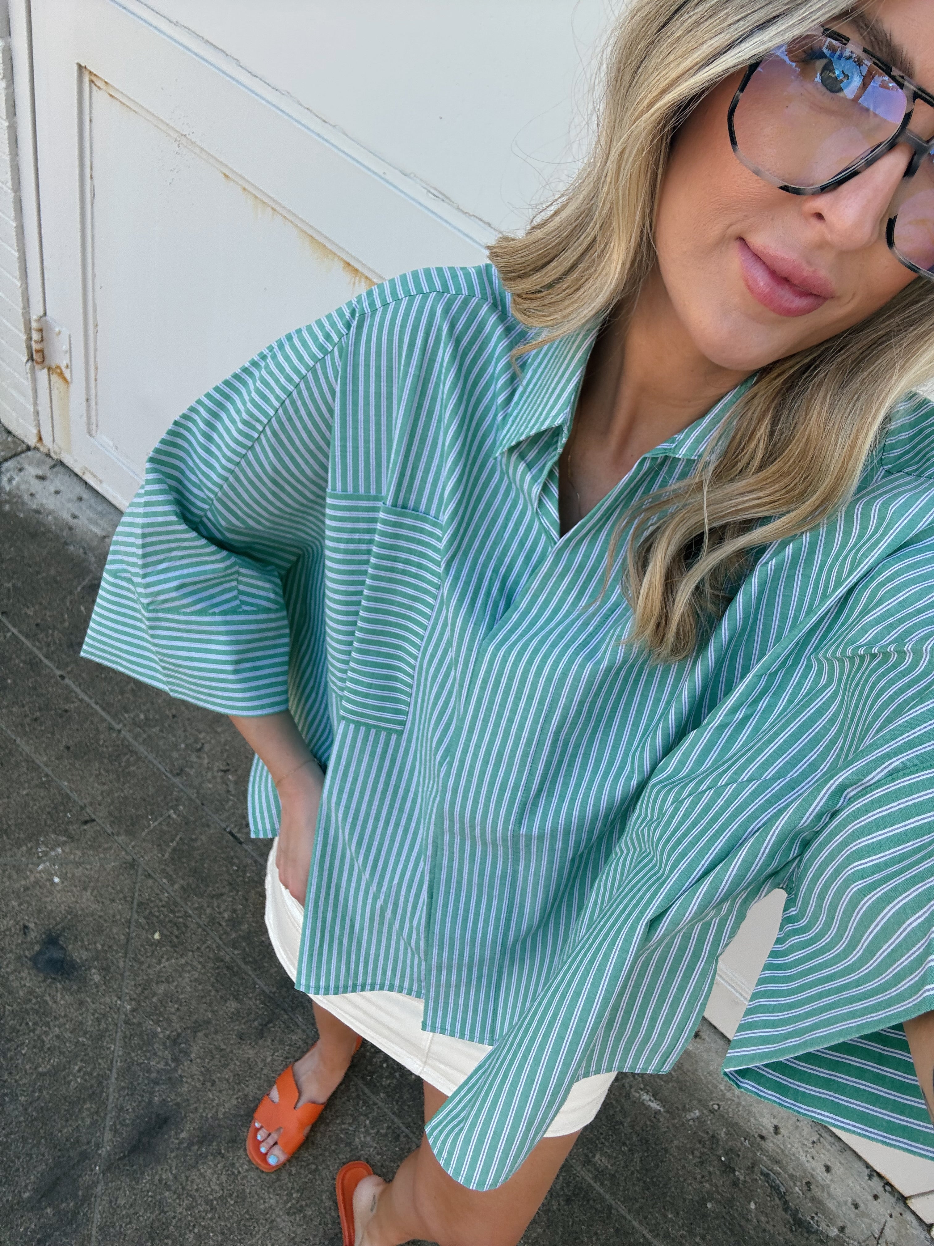 Jiji Marc Shirt in Vert