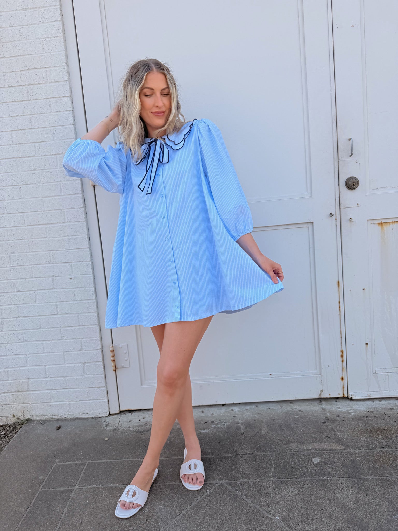 Bailey Bow Stripe Dress