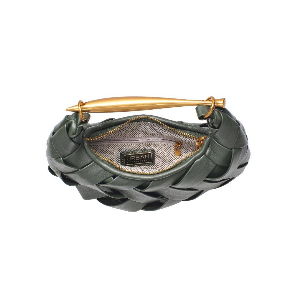 Ursula Woven Crossbody: Green