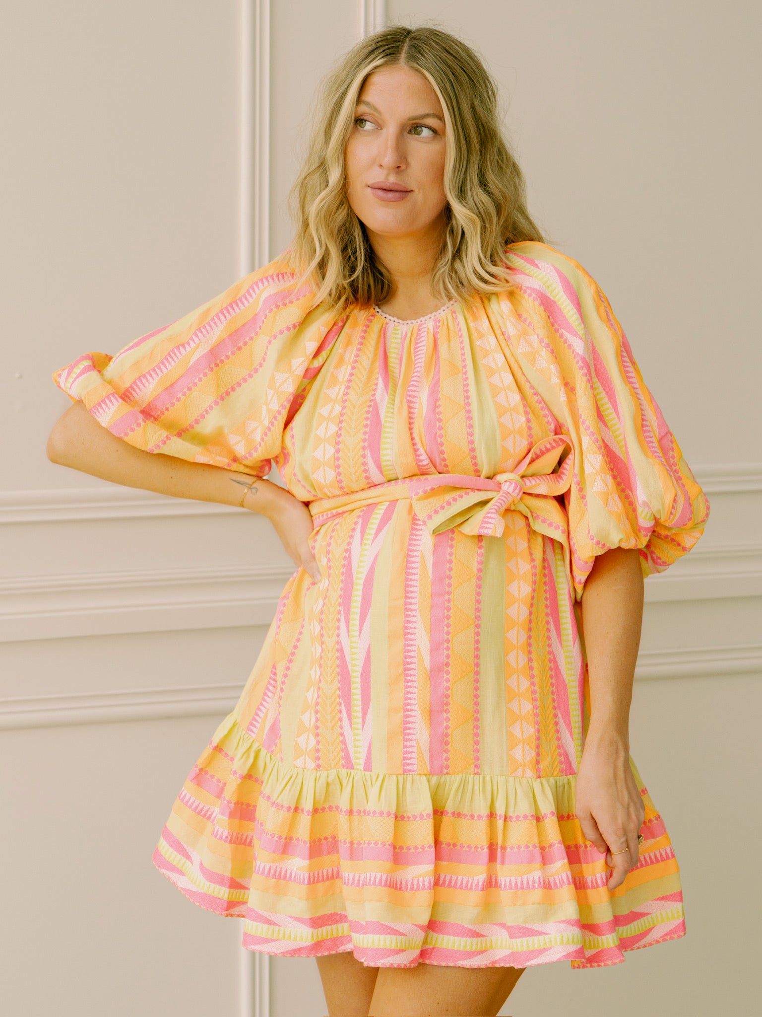 dRA Thea Dress in Pink Driveway