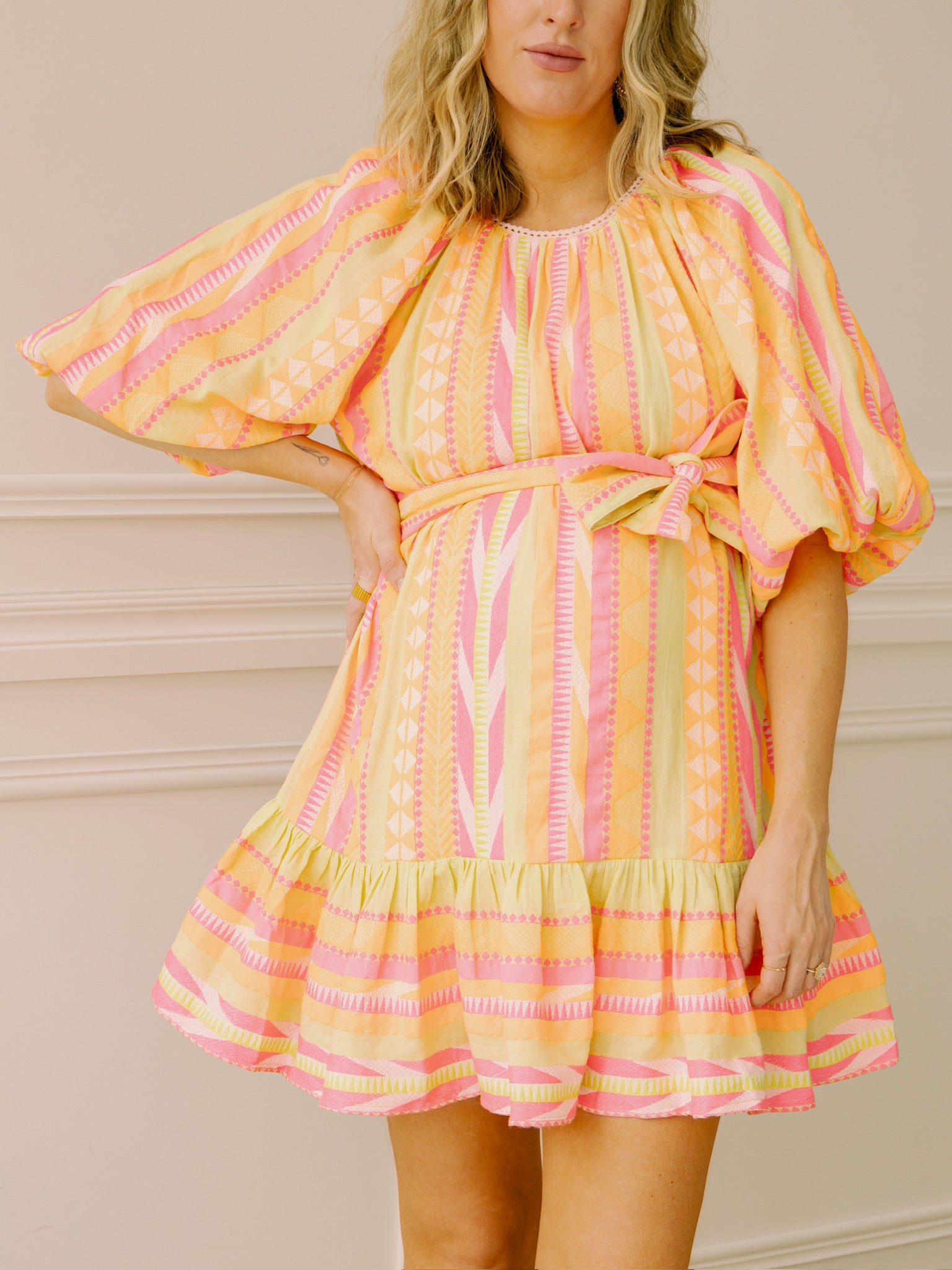 dRA Thea Dress in Pink Driveway