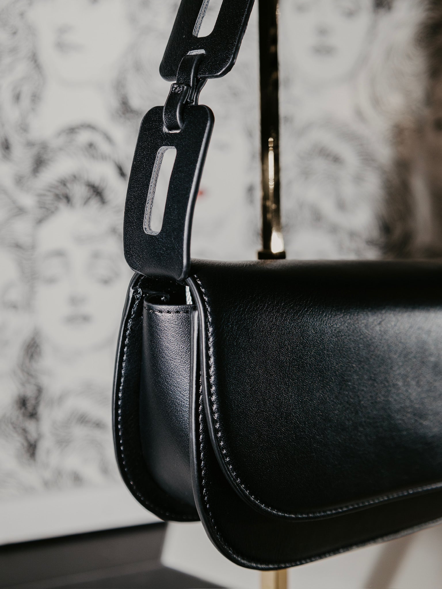 Melie Bianco Inez Shoulder Bag - Black