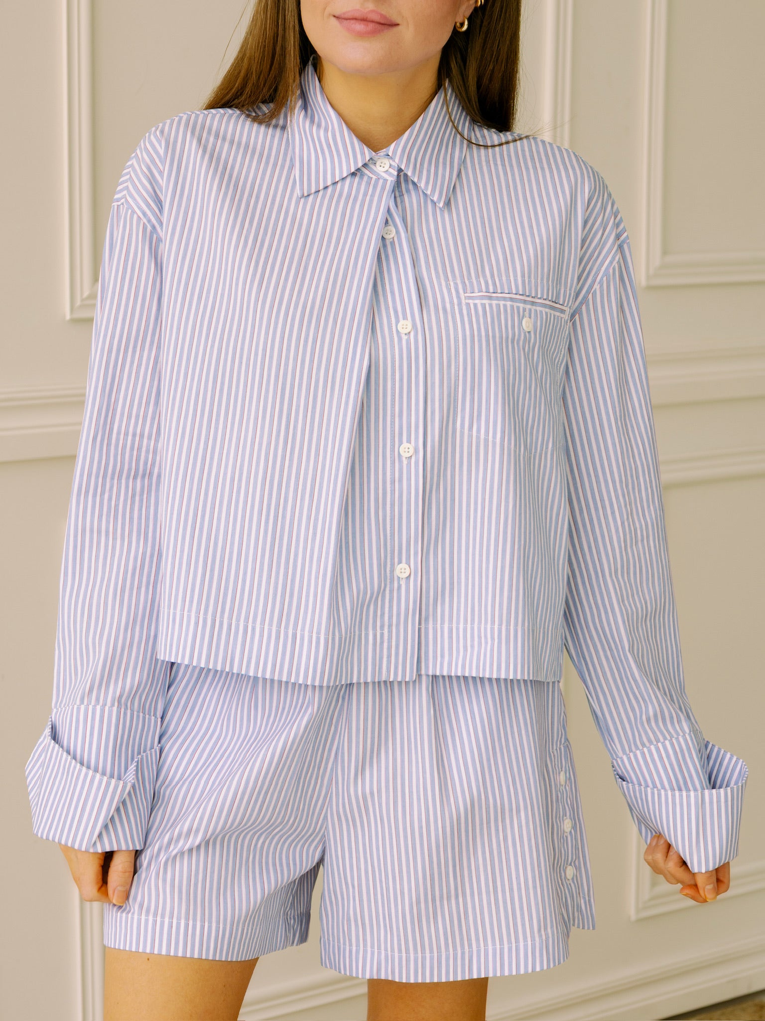 Frnch Naela Bleu Clair Shirt