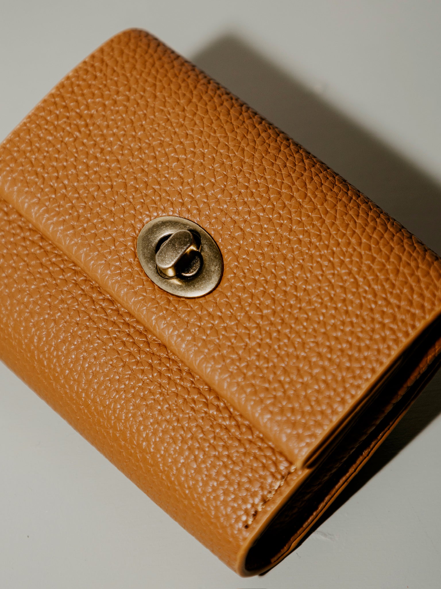 Melie Bianco Rita Card Case Wallet - Saddle