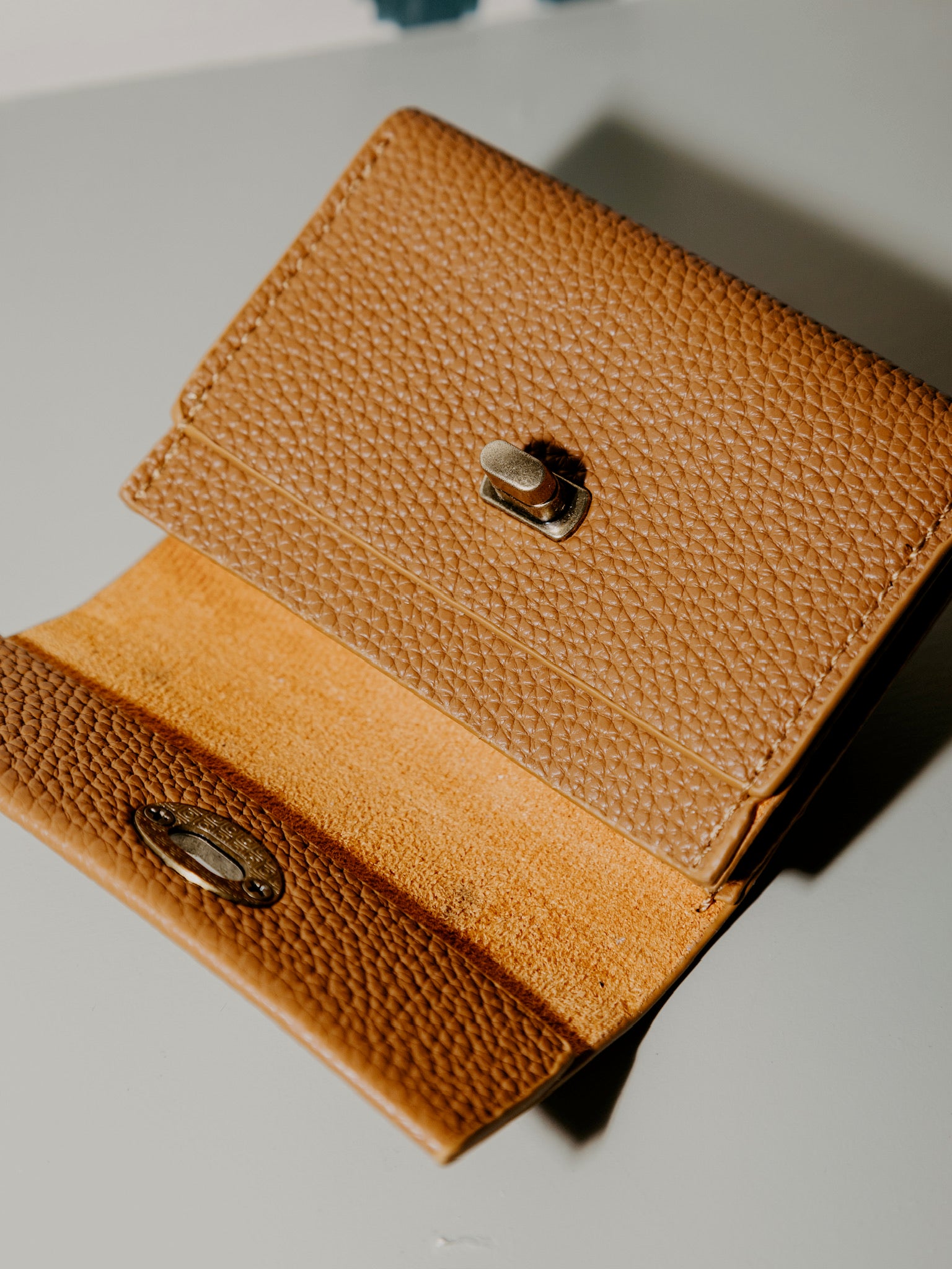 Melie Bianco Rita Card Case Wallet - Saddle