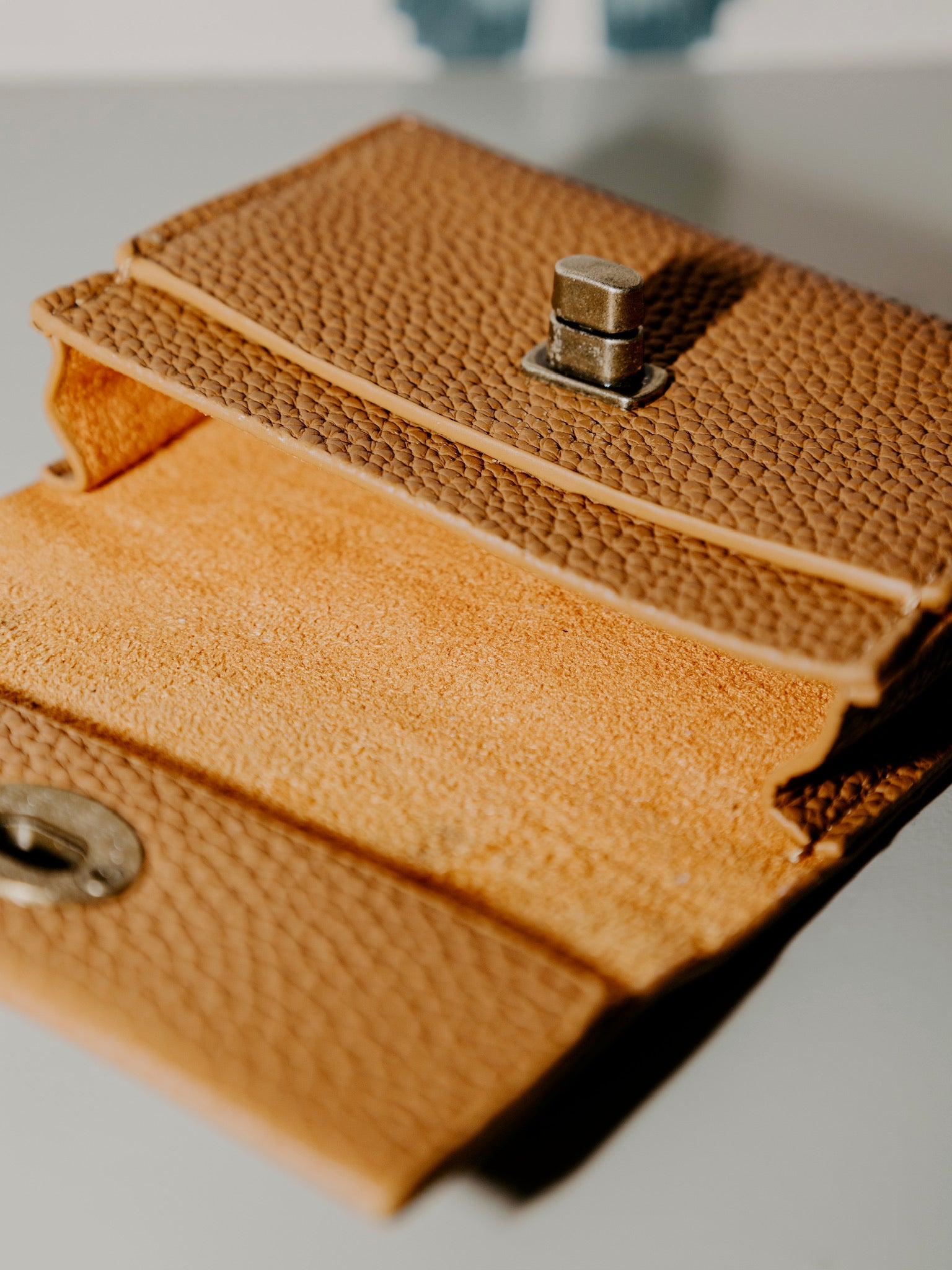 Melie Bianco Rita Card Case Wallet - Saddle