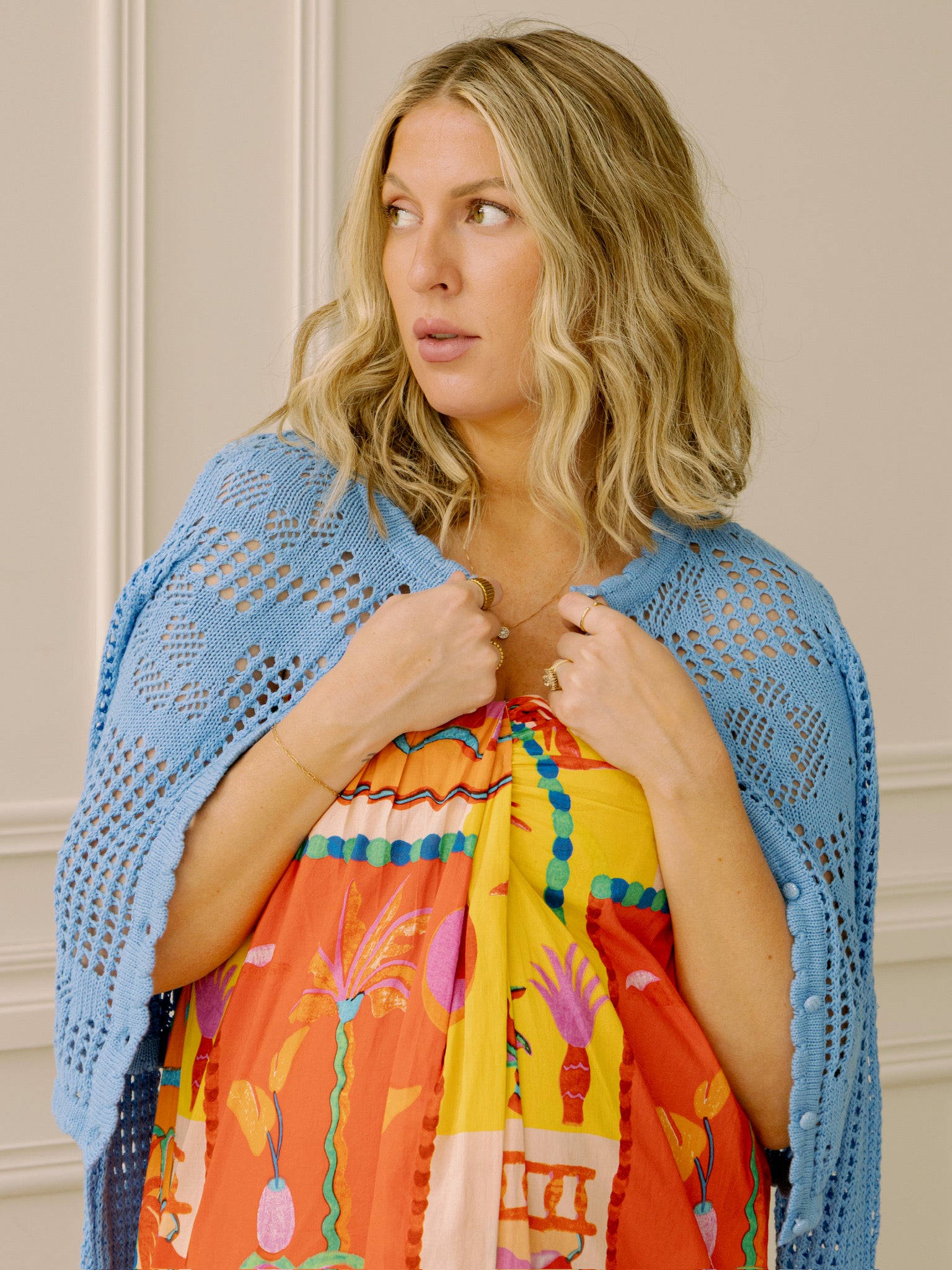 Capri Blue Cardigan