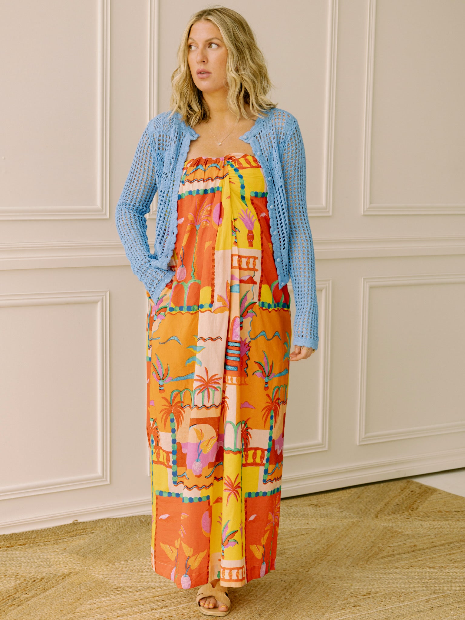 Capri Blue Cardigan