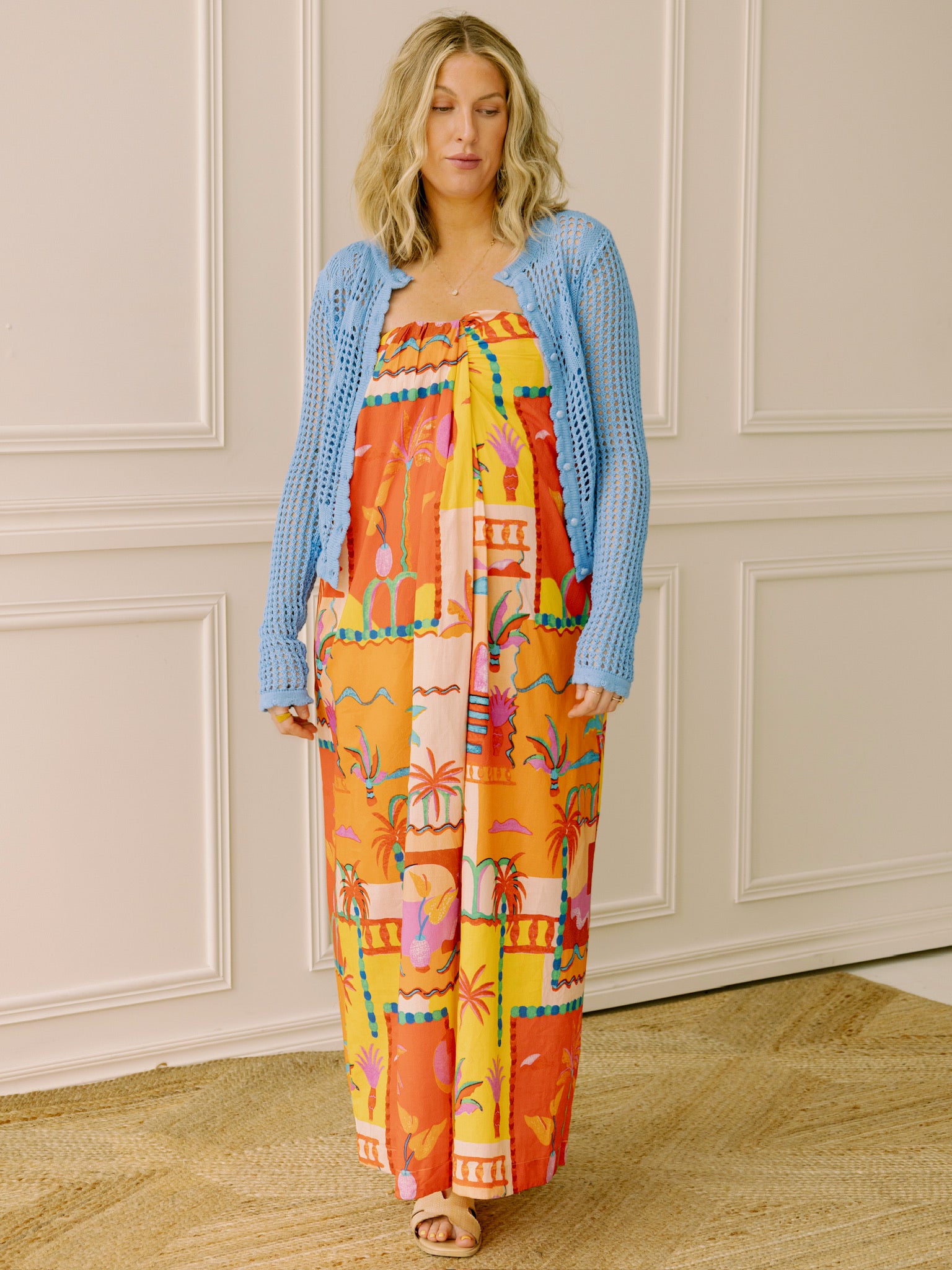 Capri Blue Cardigan