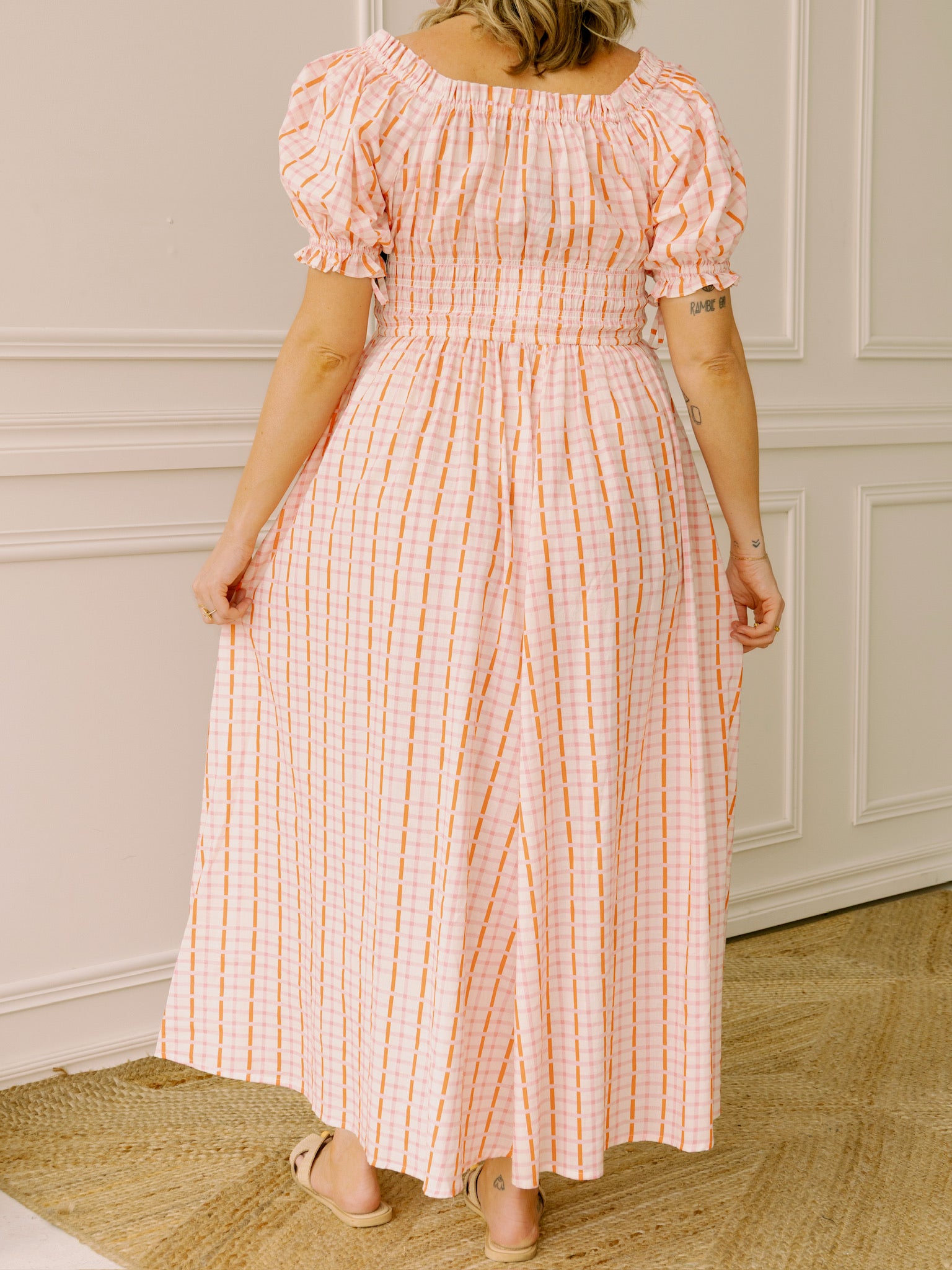 dRA Tina Dress in Blush Coral