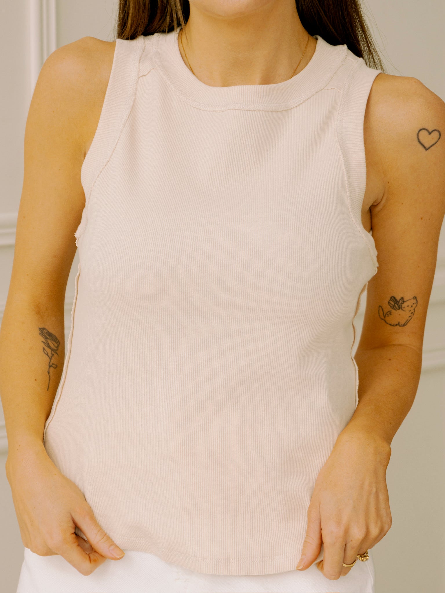 Essentials Tank - Oat