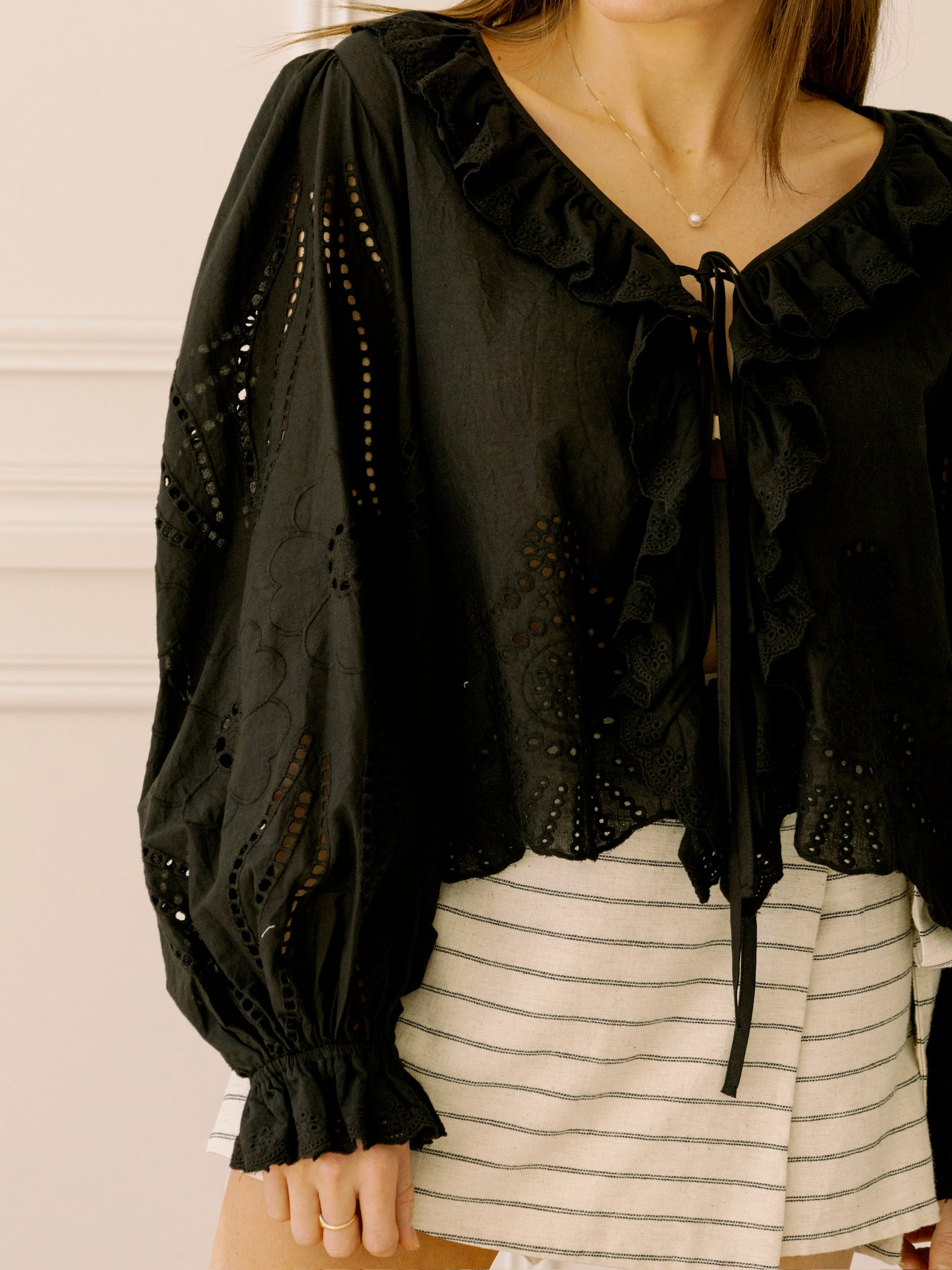 Delicate Details Tie Top