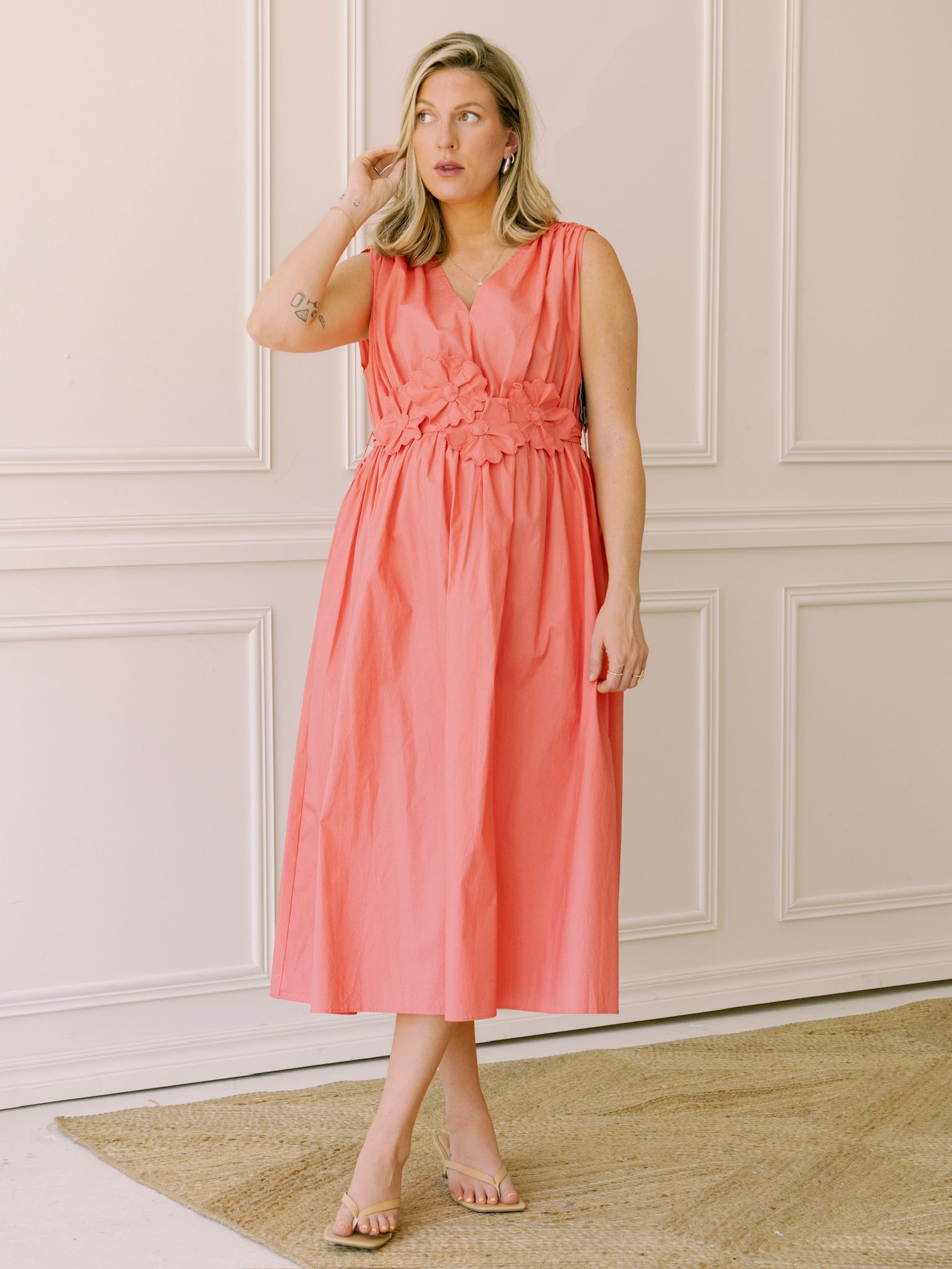 Lucy Paris Ilona Dress - Coral
