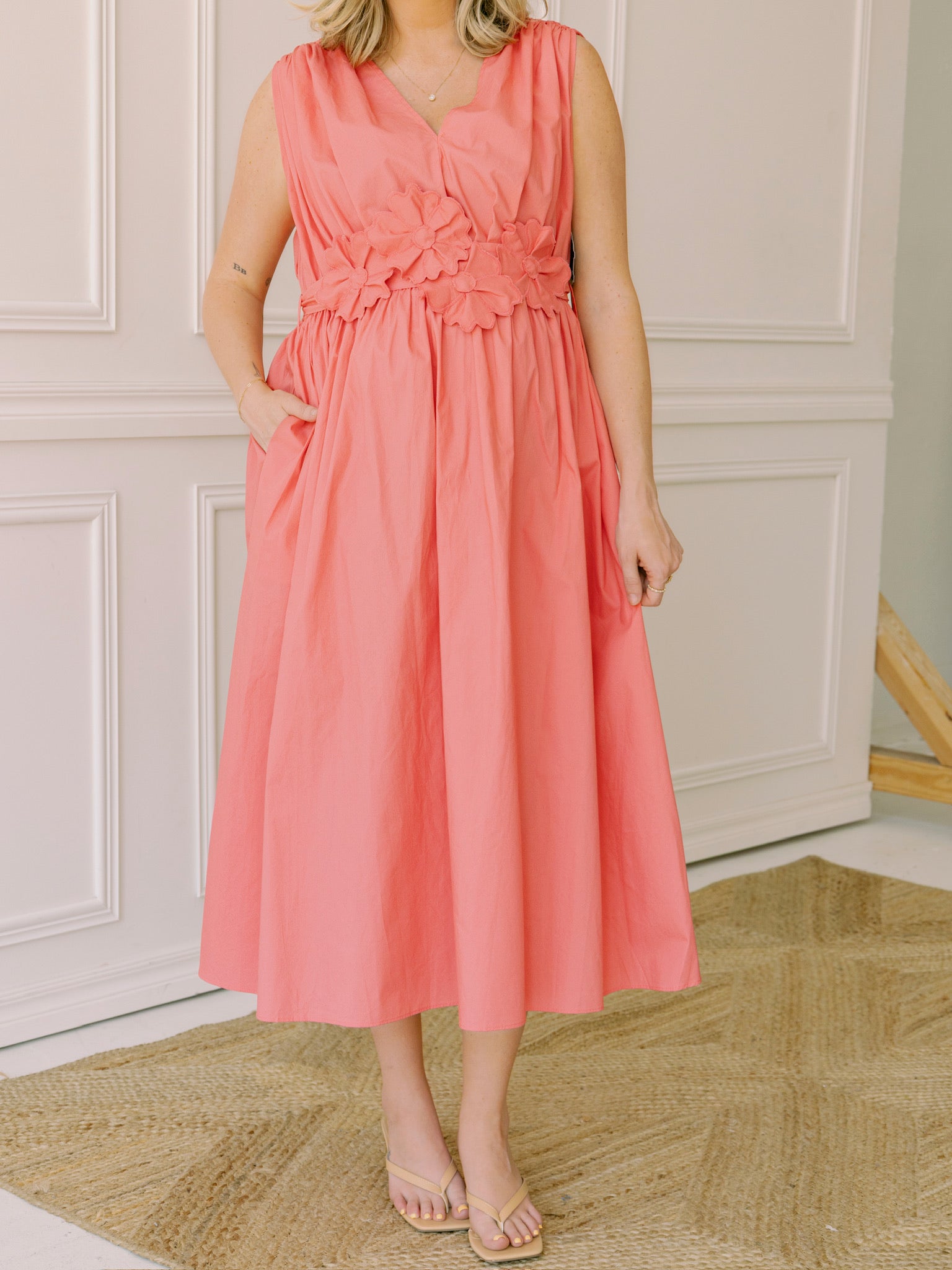 Lucy Paris Ilona Dress - Coral
