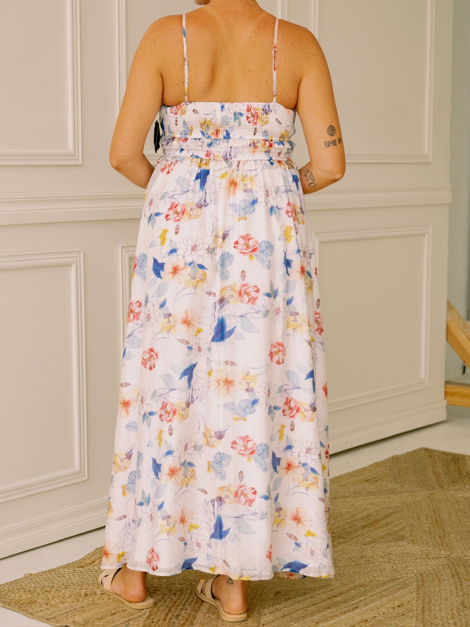 Meet Me in Santorini Petal Reverie Maxi Dress