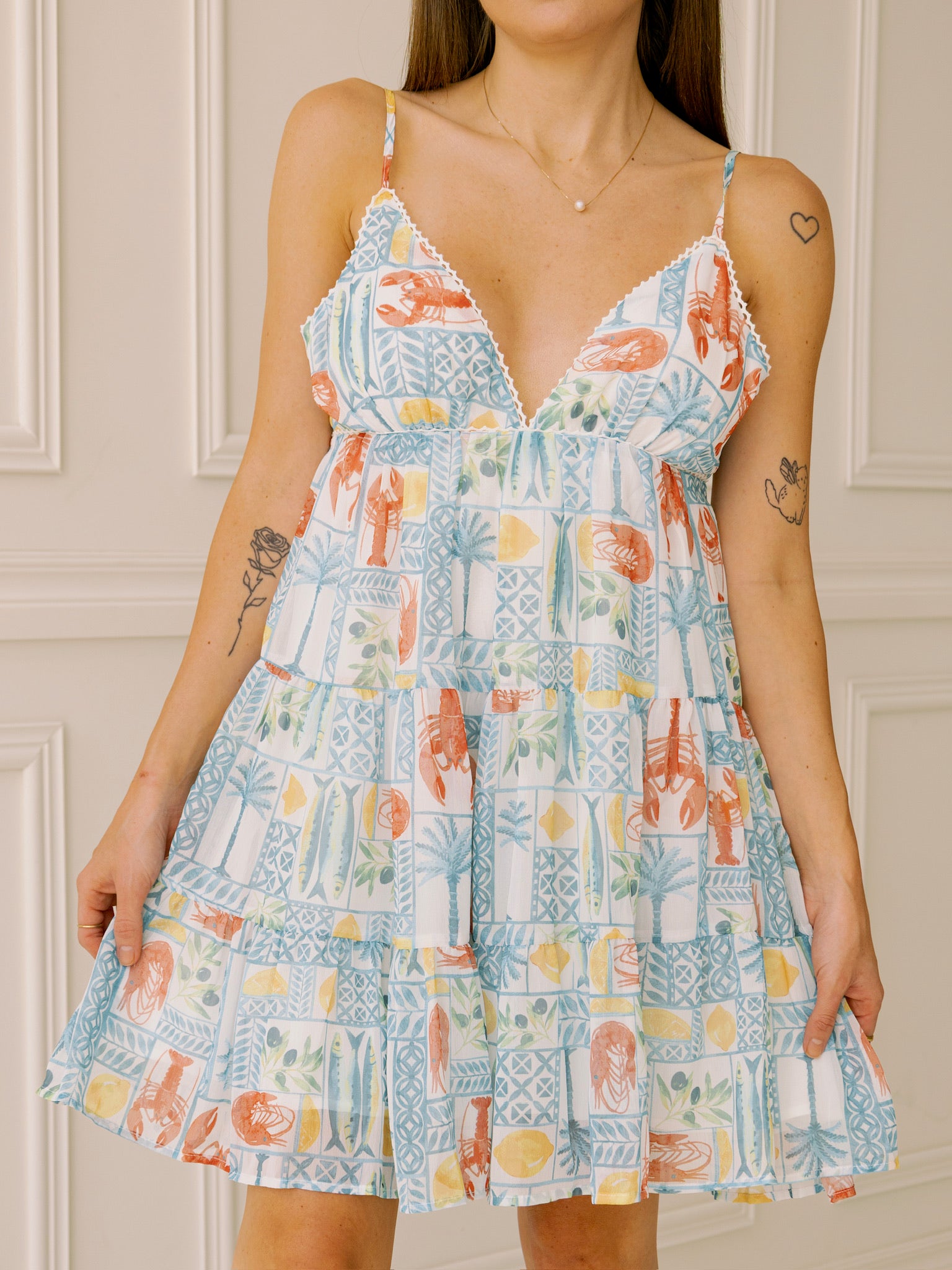 Summer in Sicily Mini Dress