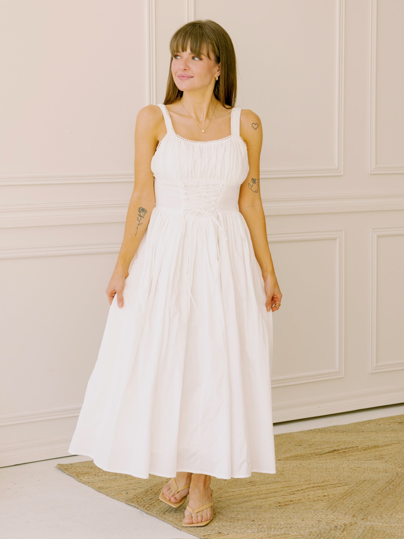 dRA Stella Dress in White
