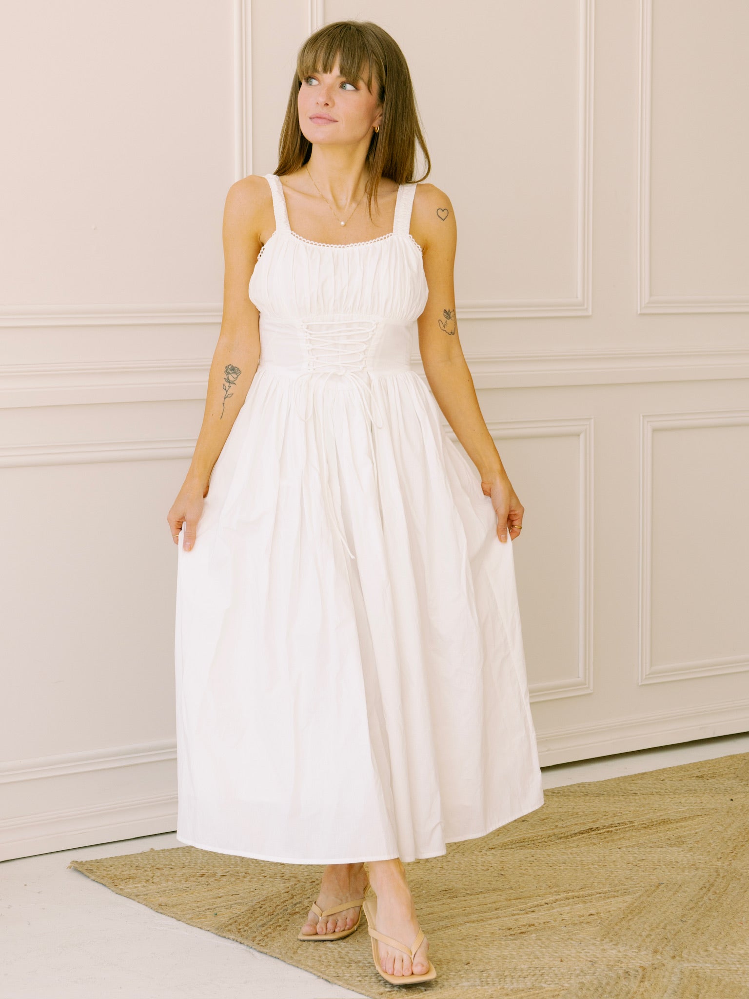 dRA Stella Dress in White