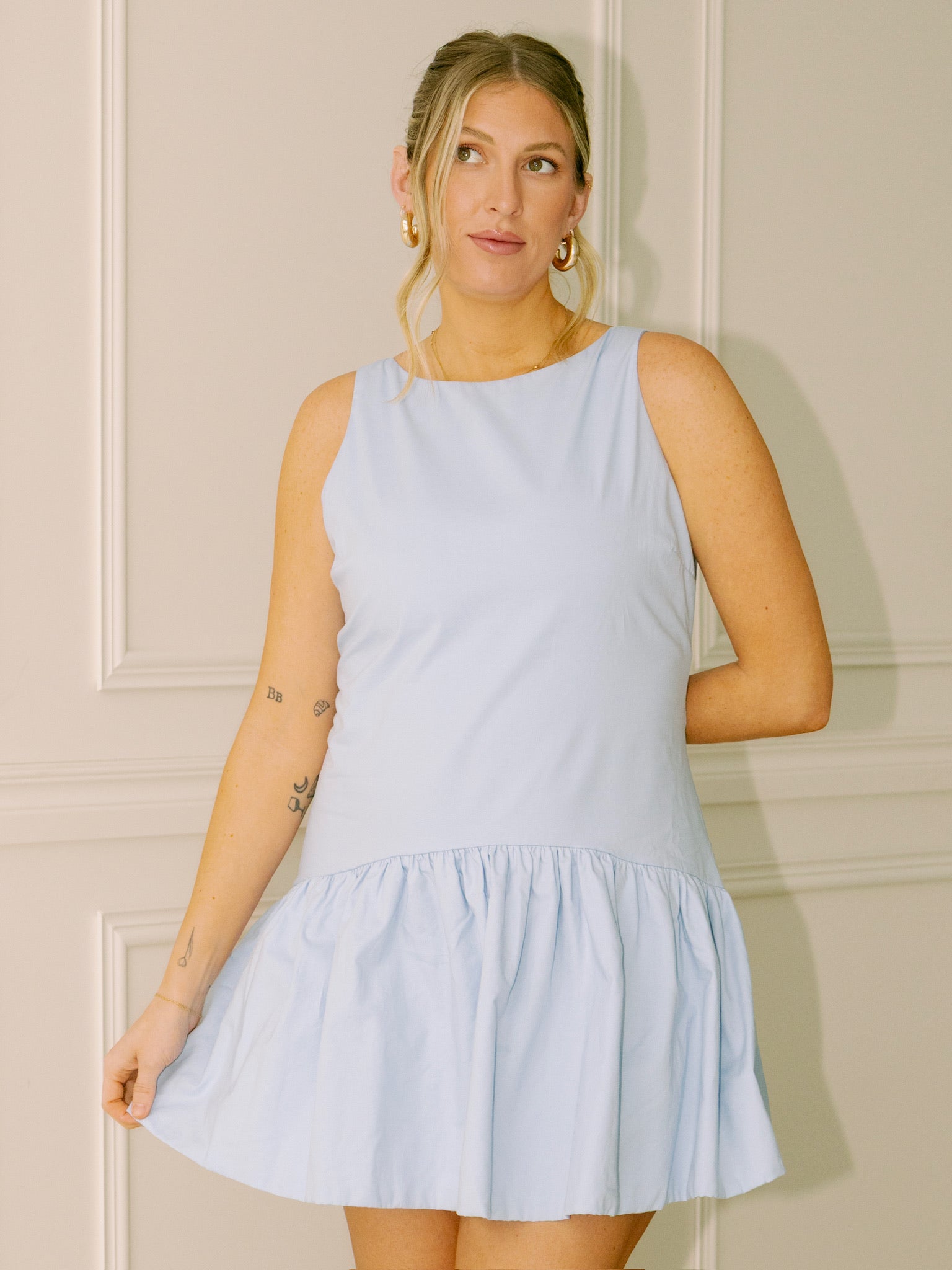 Peixoto Addison Mini Dress - Cloud Blue