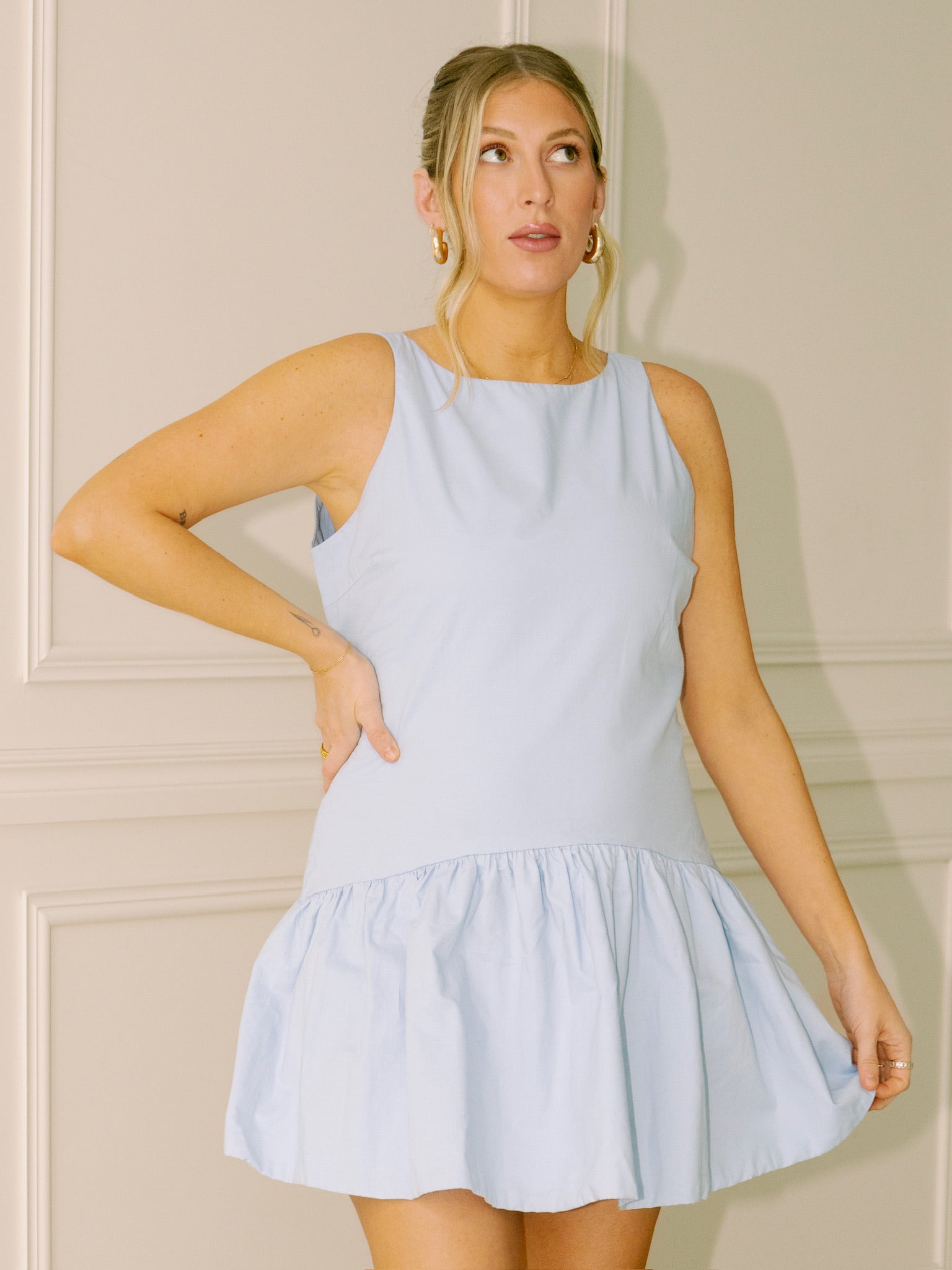 Peixoto Addison Mini Dress - Cloud Blue
