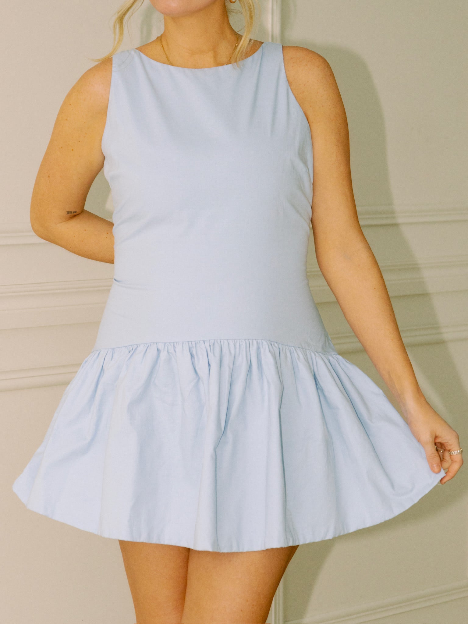 Peixoto Addison Mini Dress - Cloud Blue