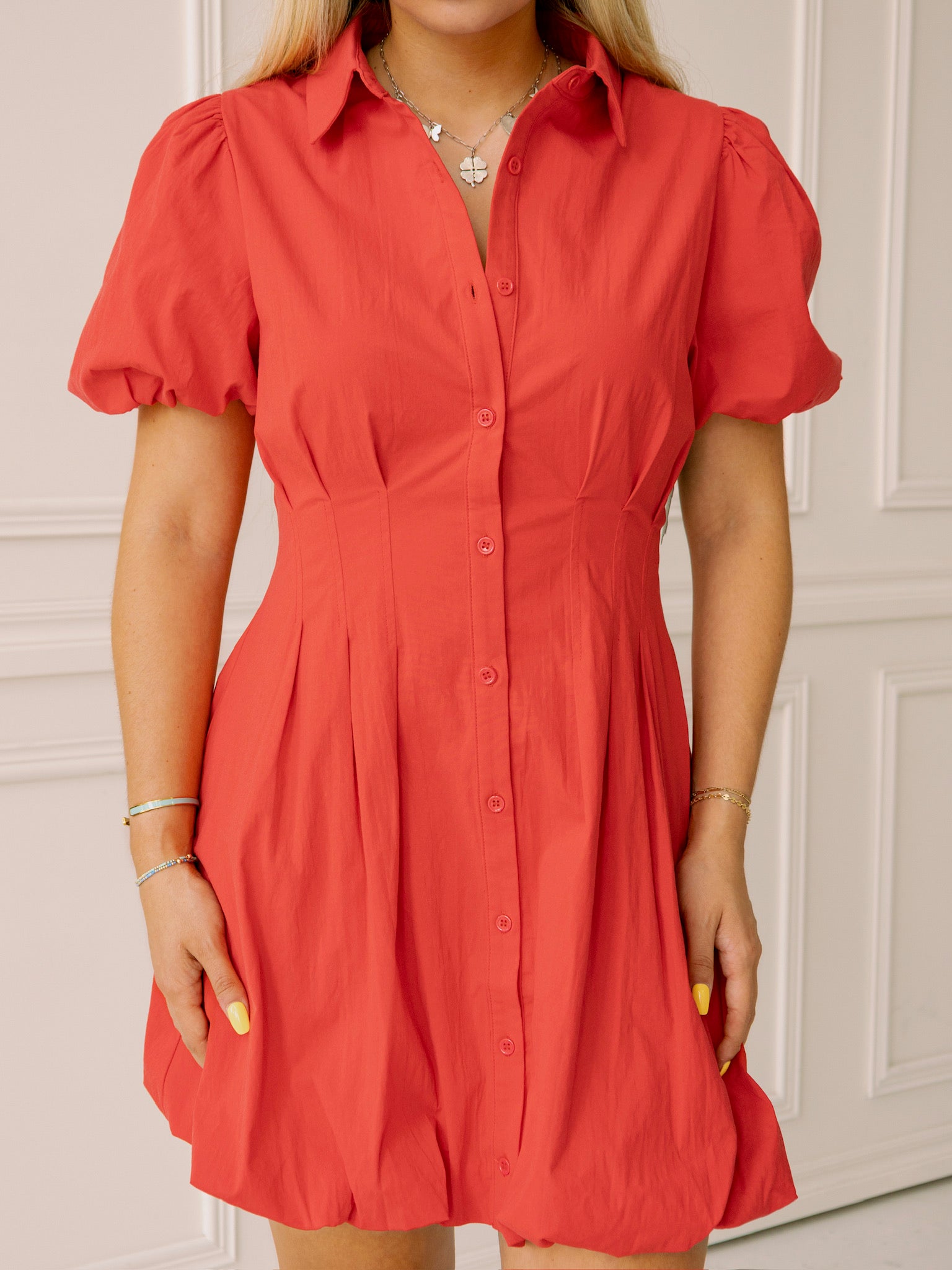 Piper Puff Sleeve Mini Dress