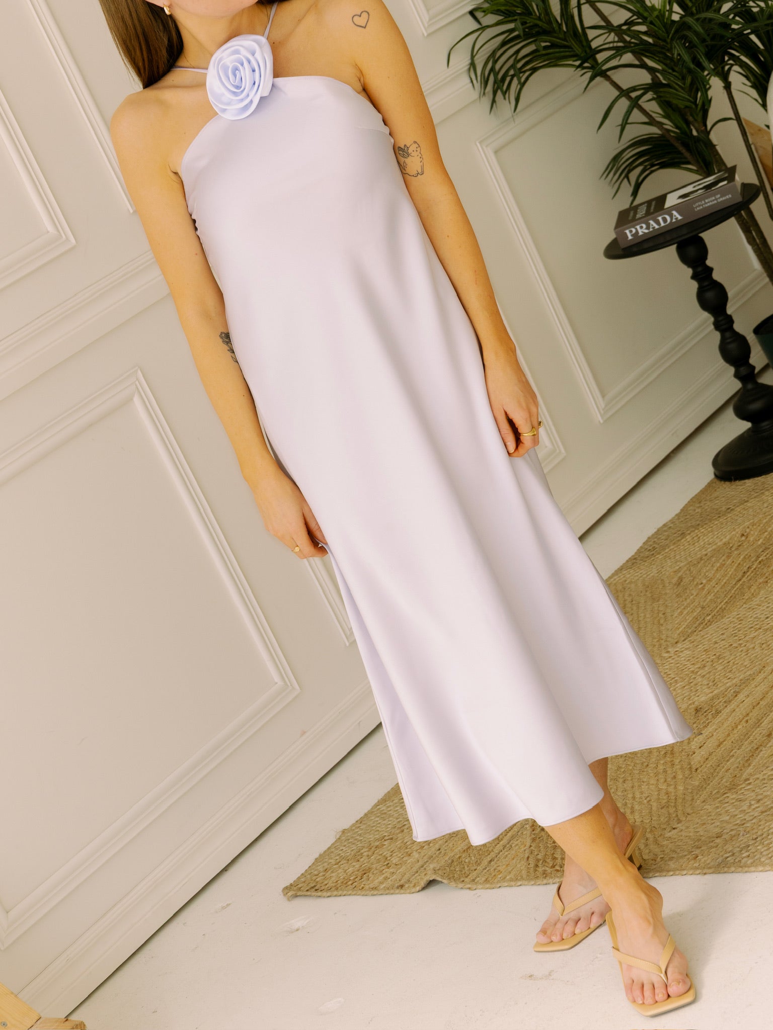 Lucy Paris Jonah Lavender Halter Dress