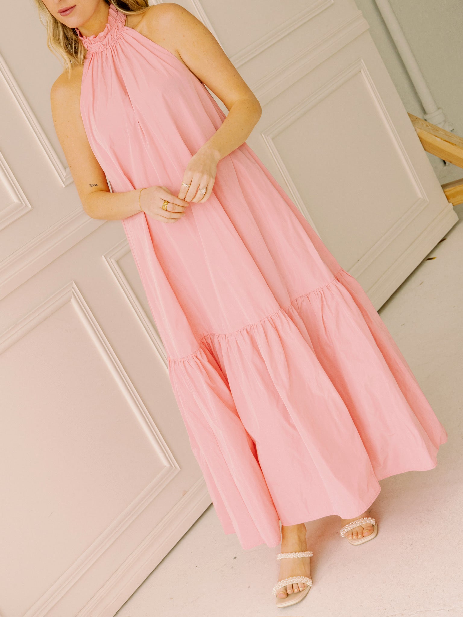 Corey Lynn Calter Avalon Dress in Candy Pink