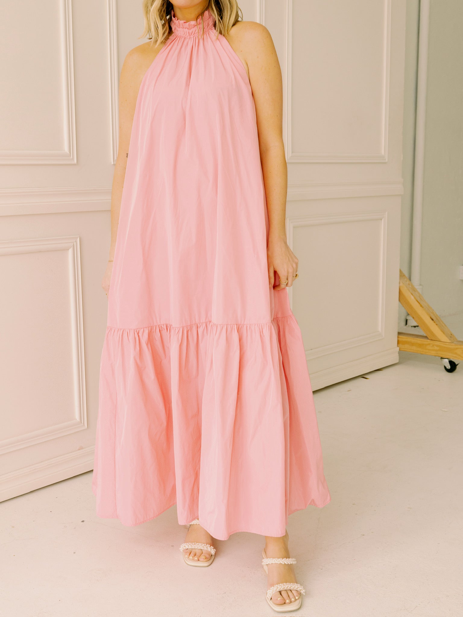 Corey Lynn Calter Avalon Dress in Candy Pink