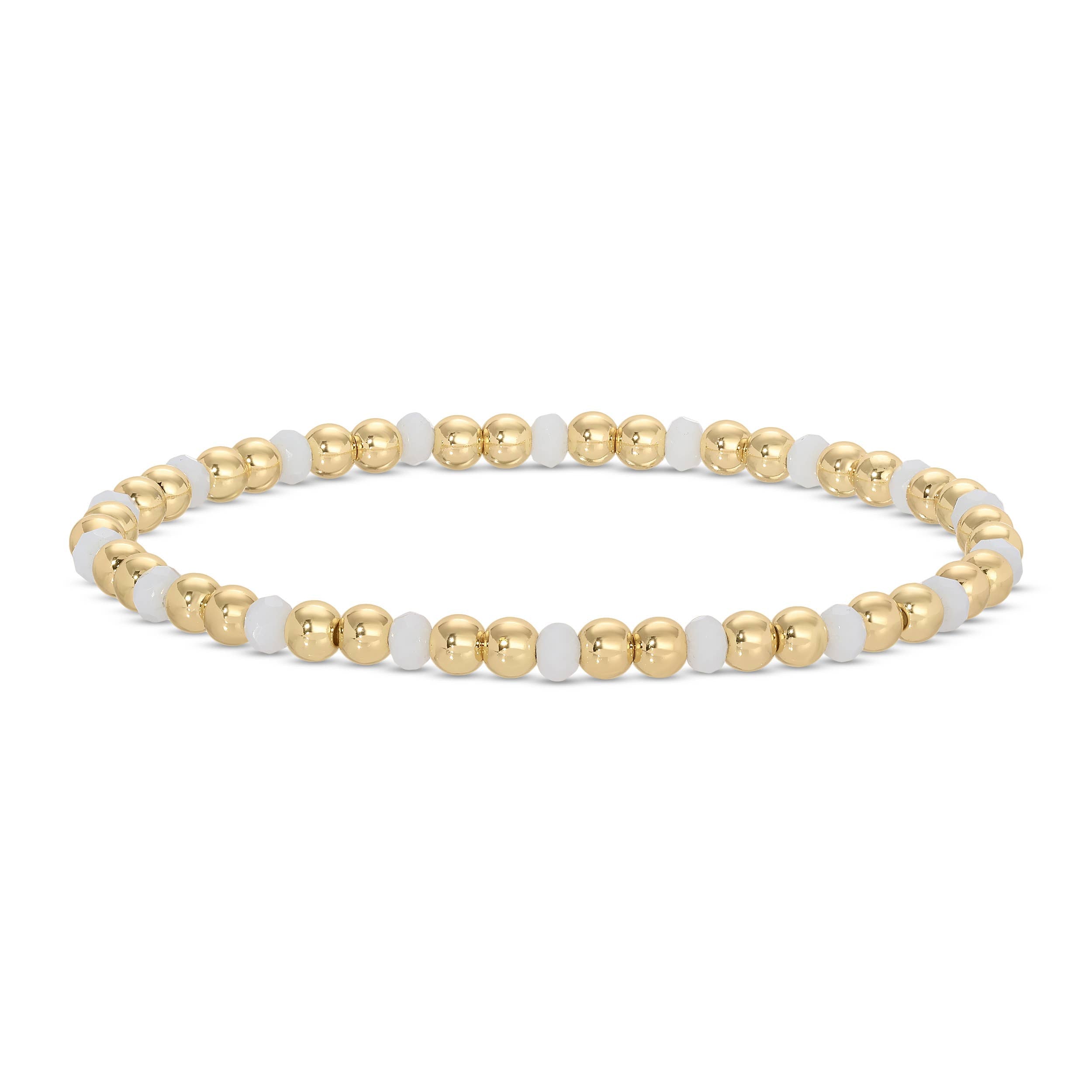 Bead & Crystal Stretch Bracelets: Brights