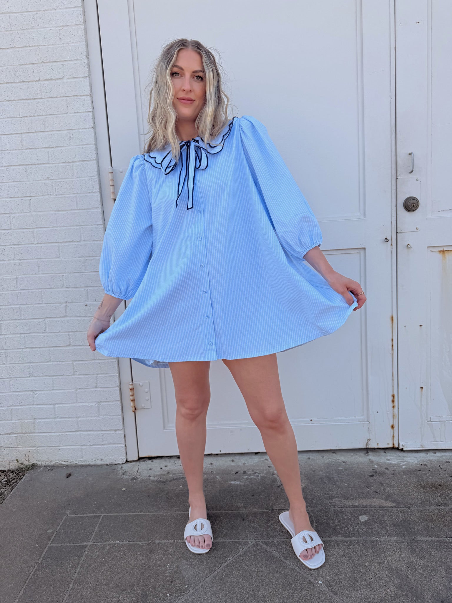 Bailey Bow Stripe Dress